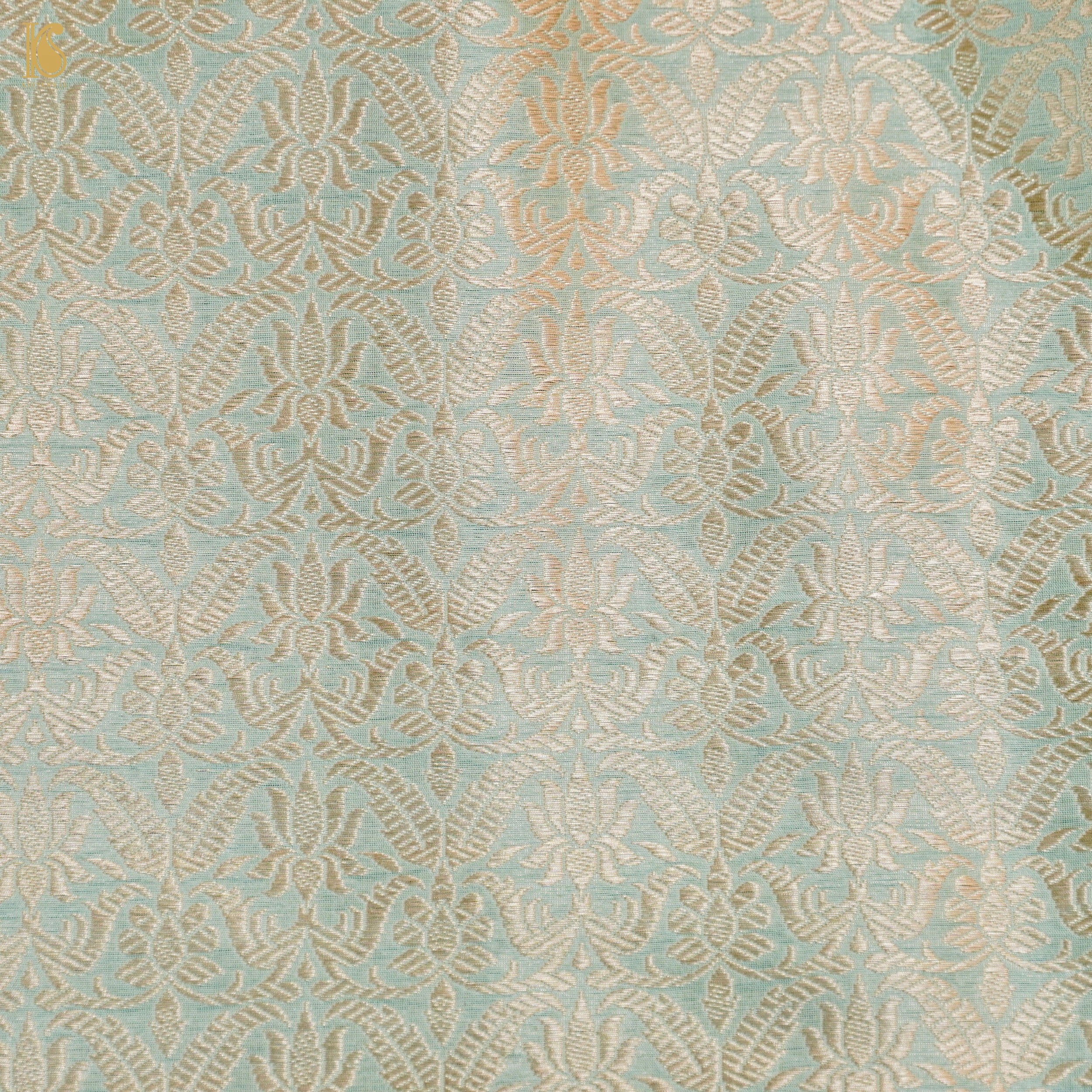 Handloom Banarasi Katan Silk Kalidar Manjari Lehenga