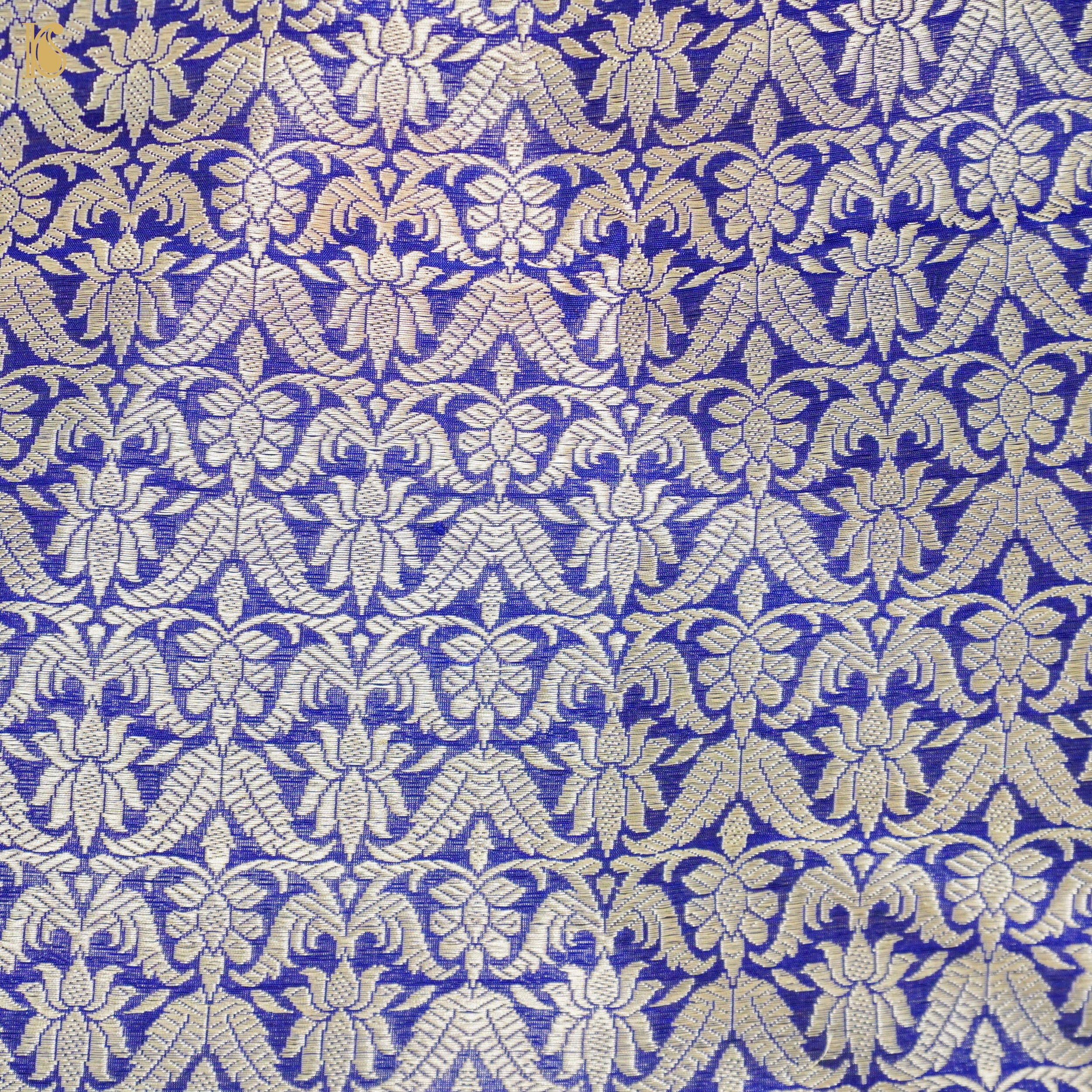 Handloom Banarasi Katan Silk Kalidar Manjari Lehenga