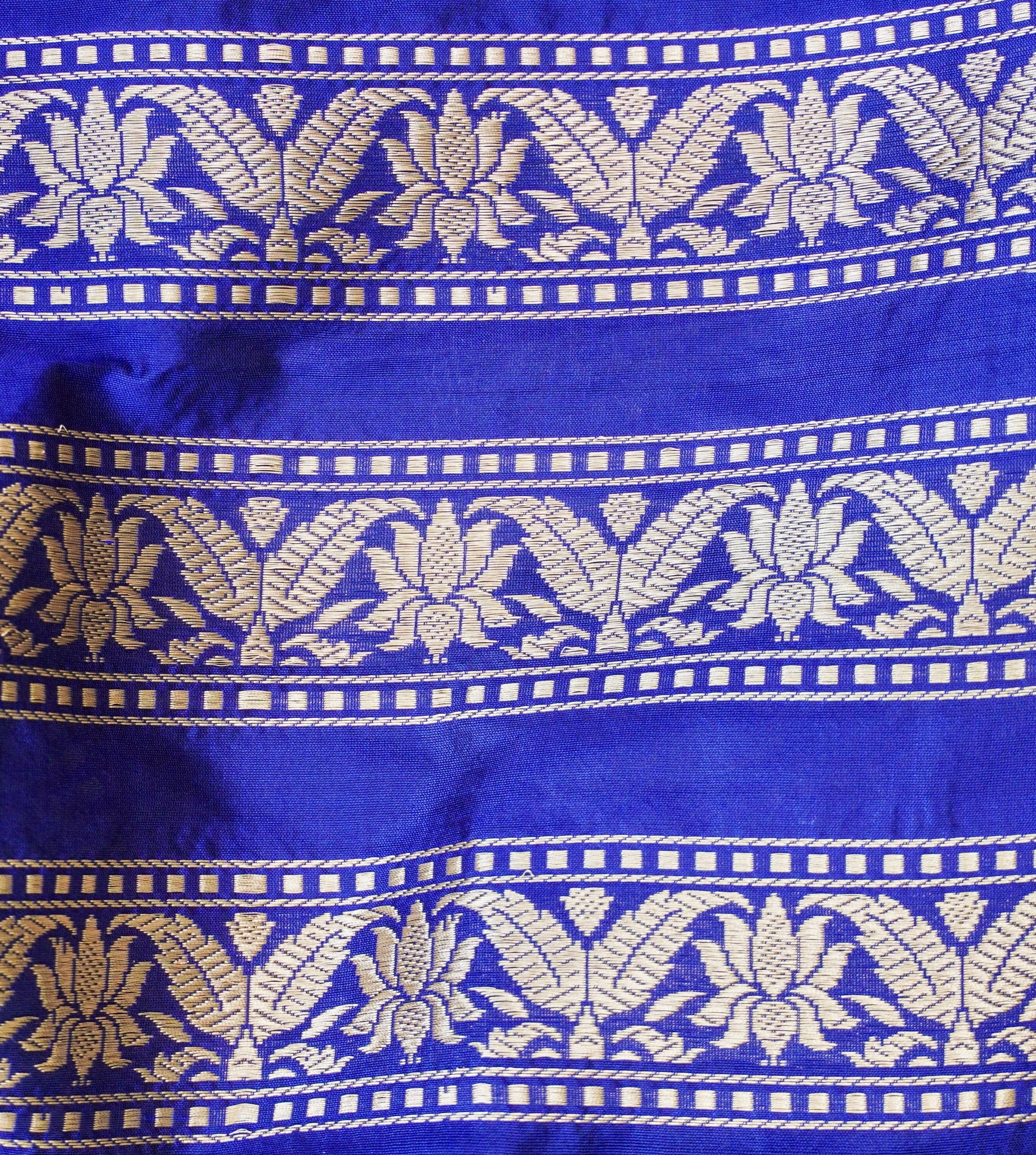 Handloom Banarasi Katan Silk Kalidar Manjari Lehenga