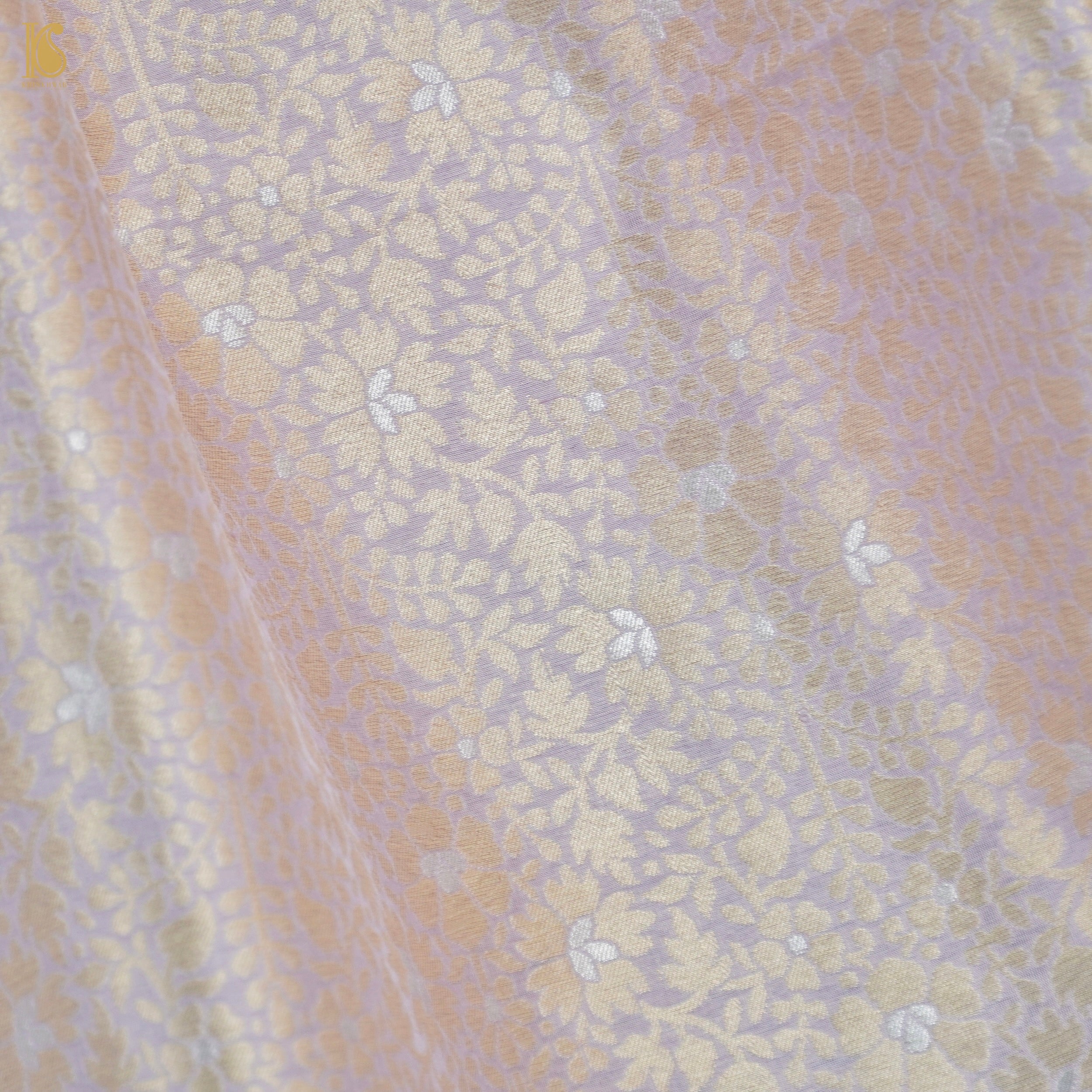 Handloom Banarasi Katan Silk Kalidar Ambrozia Lehenga