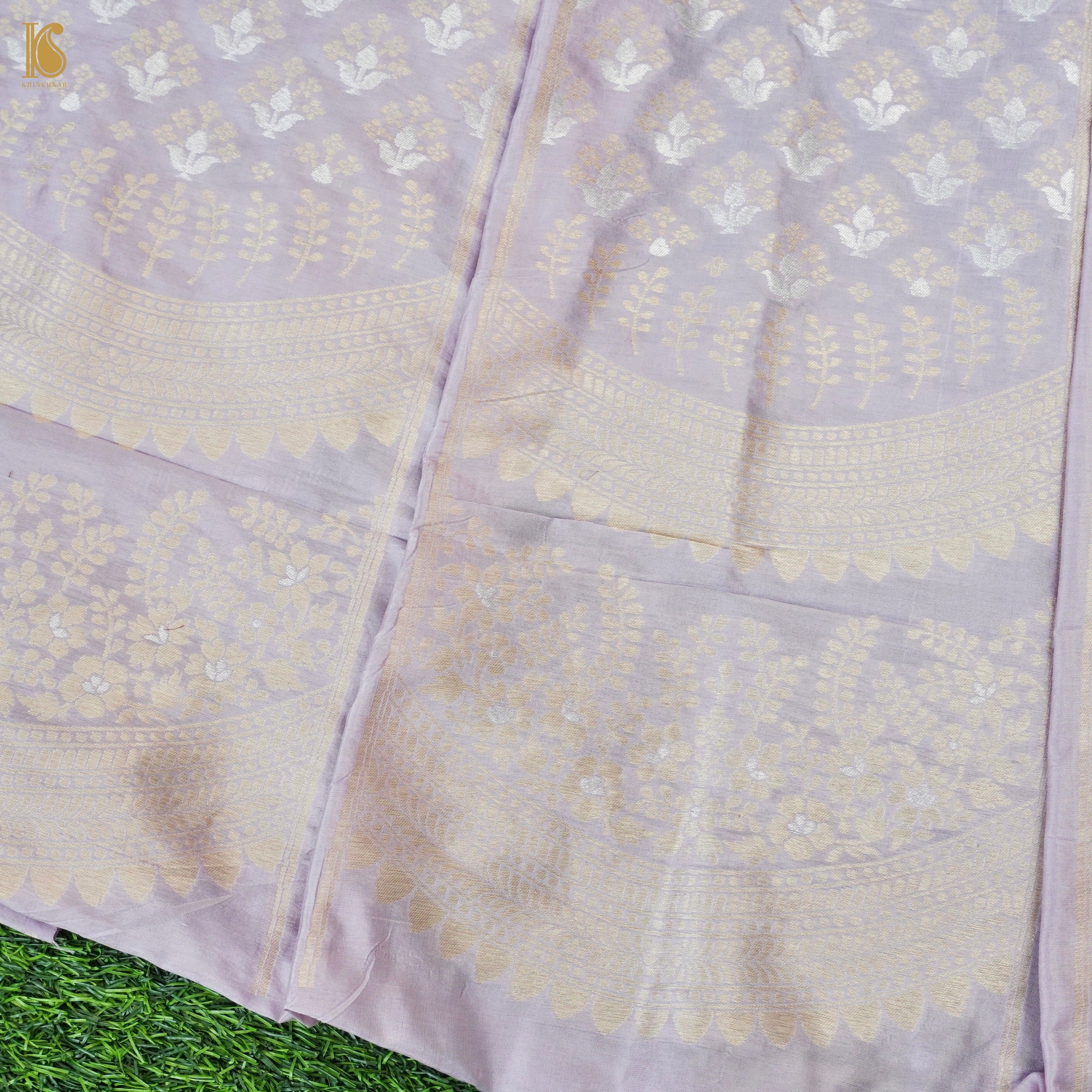 Handloom Banarasi Katan Silk Kalidar Ambrozia Lehenga