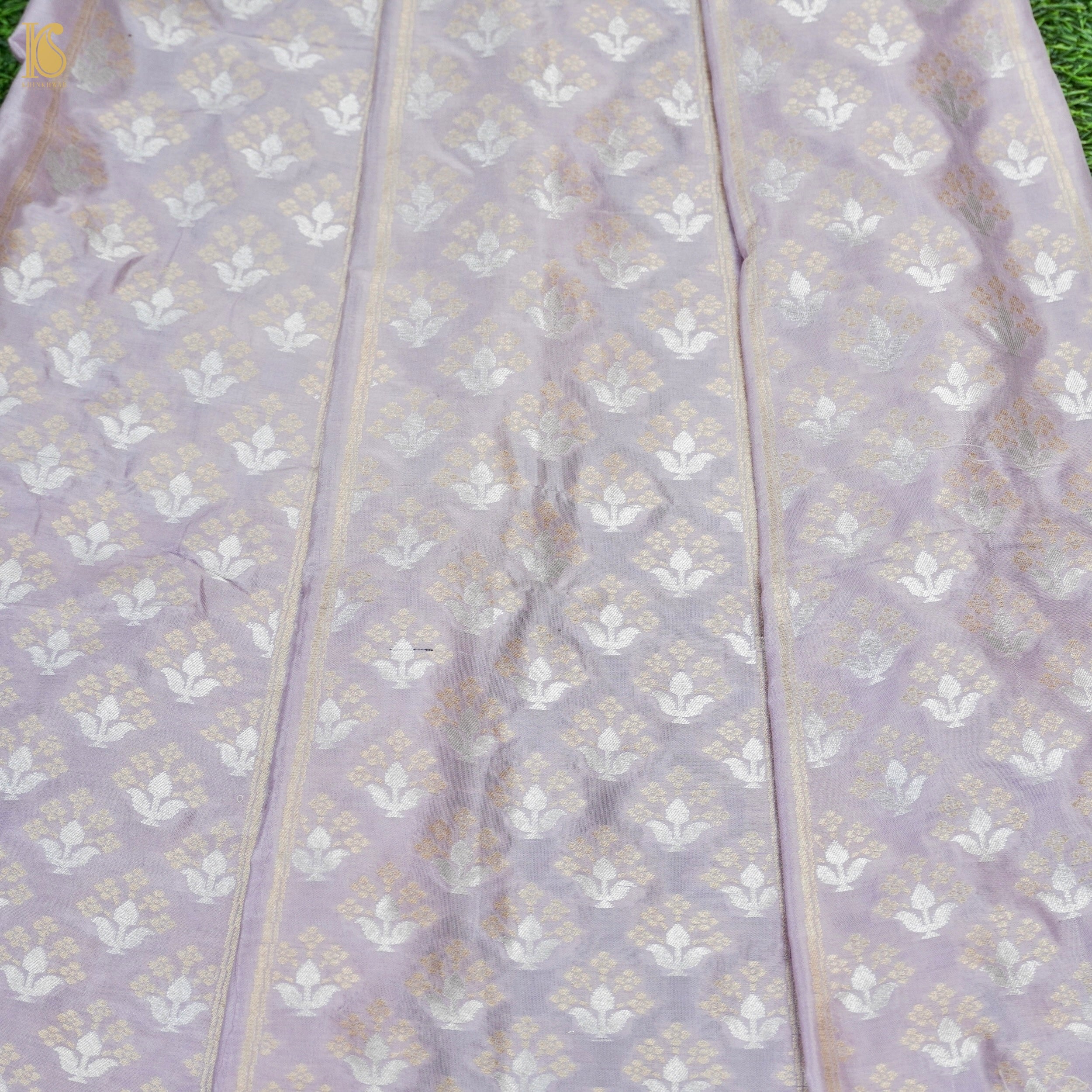 Handloom Banarasi Katan Silk Kalidar Ambrozia Lehenga