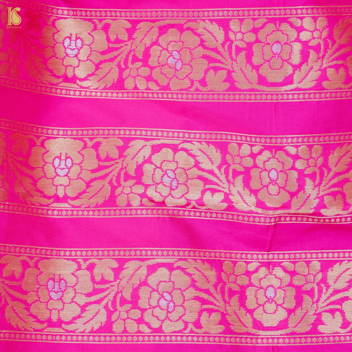 Handloom Banarasi Katan Silk Kalidar Peacock Lehenga