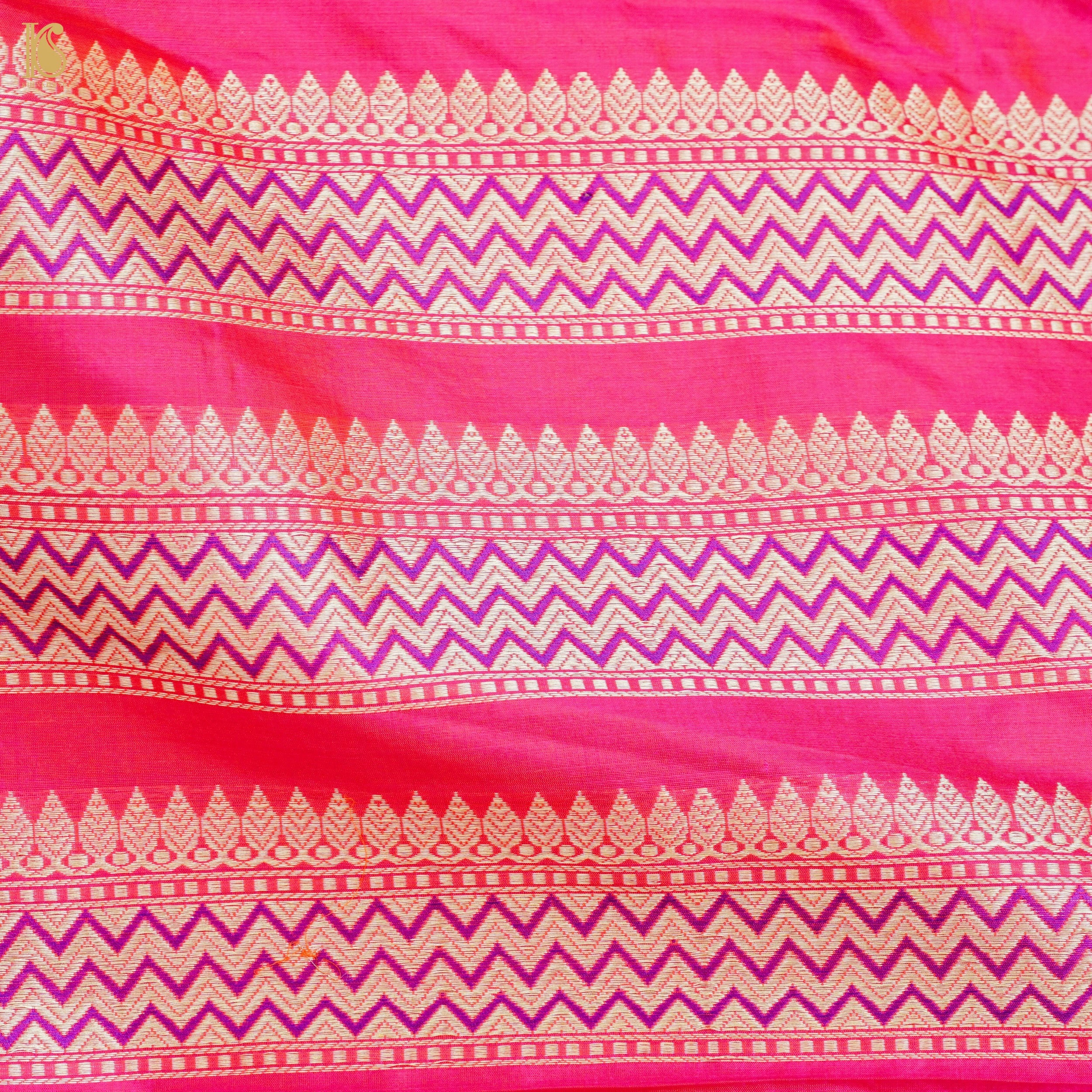 Handloom Banarasi Katan Silk Kalidar Rangtaal Lehenga
