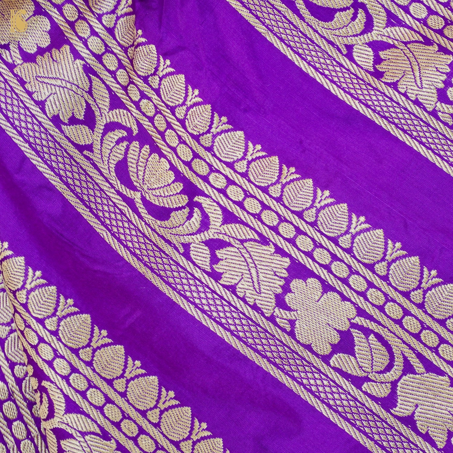Handloom Banarasi Katan Silk Kalidar Manjari Lehenga