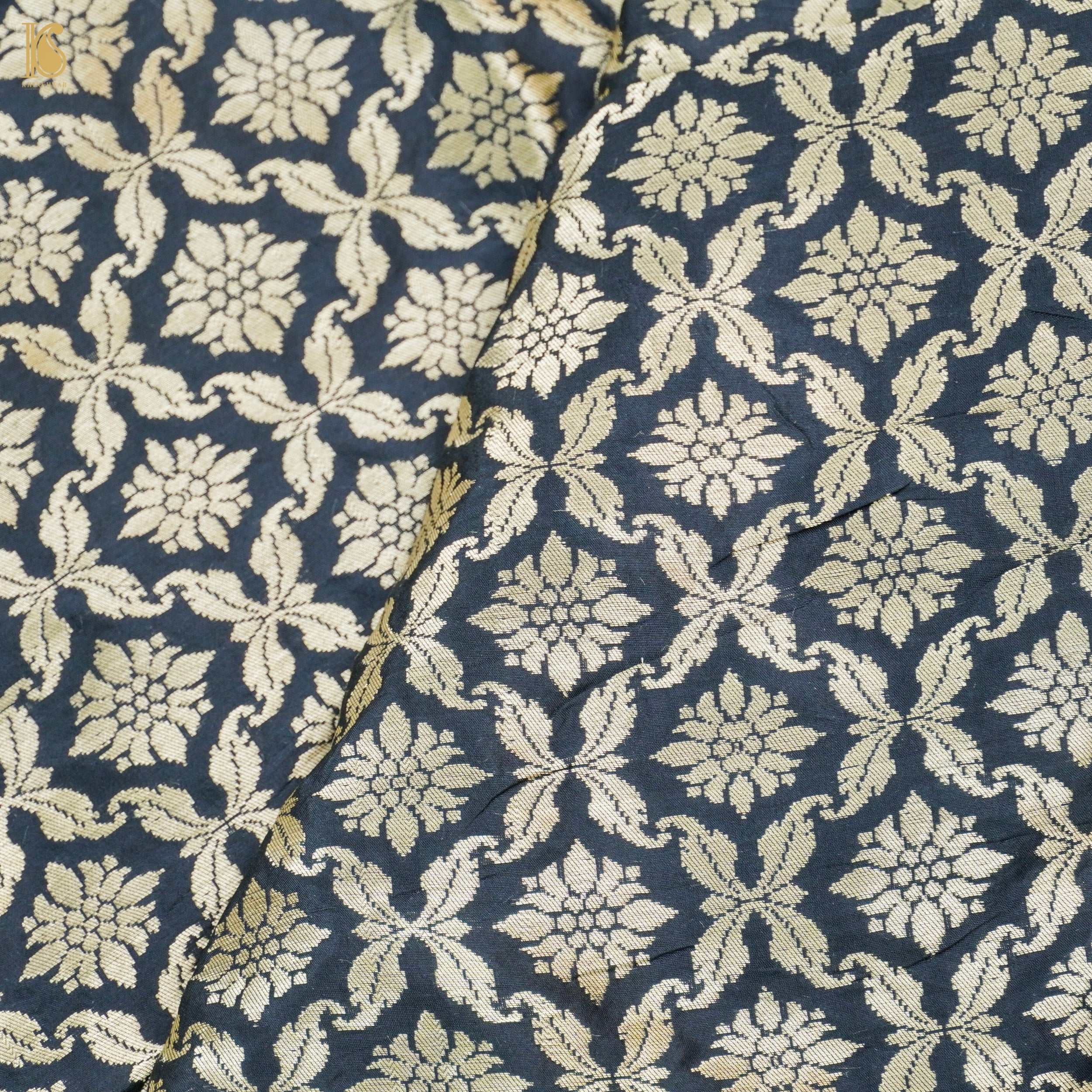 Handloom Banarasi Katan Silk Kalidar Gulnar Lehenga
