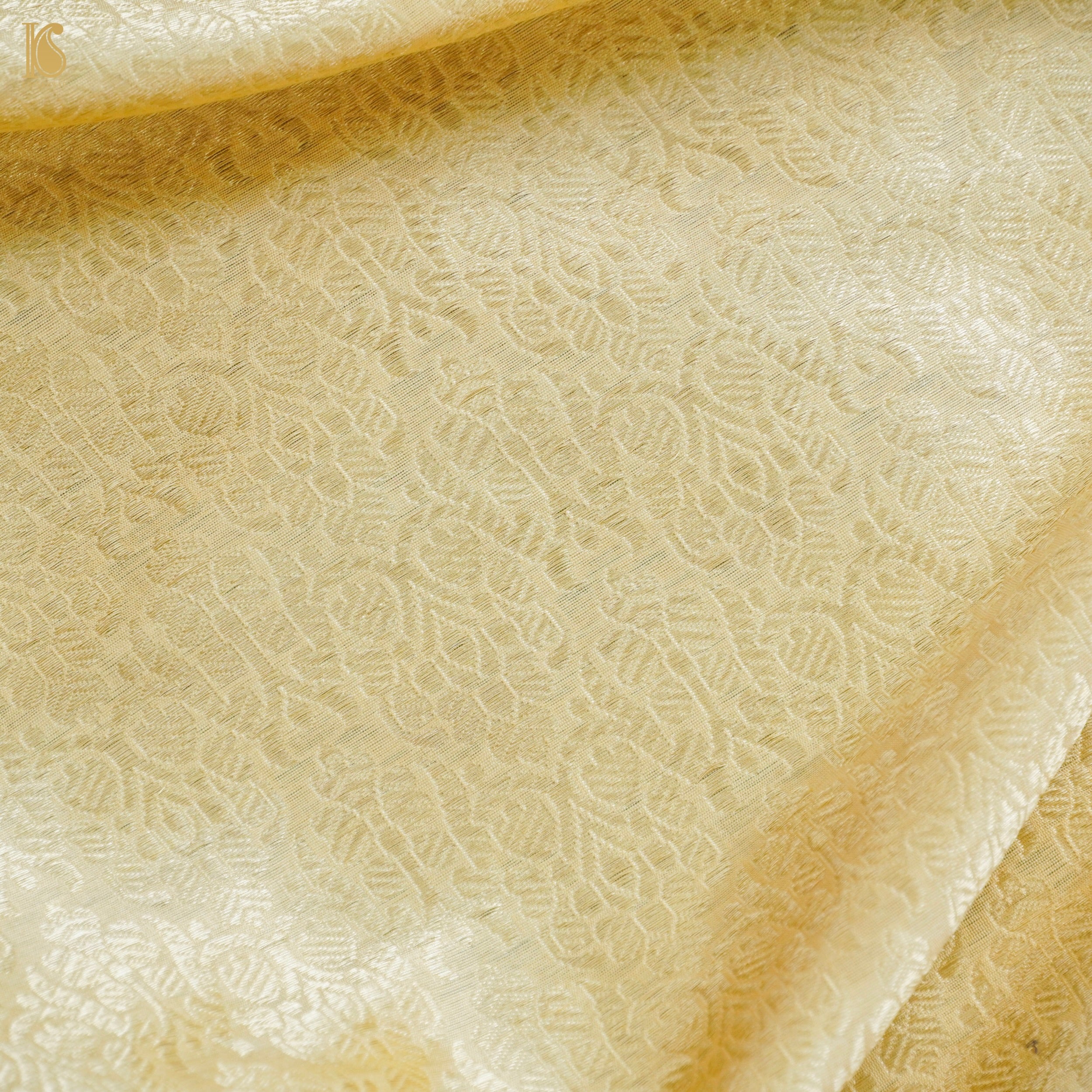 Handloom Banarasi Katan Silk Kalidar Rangtaal Lehenga