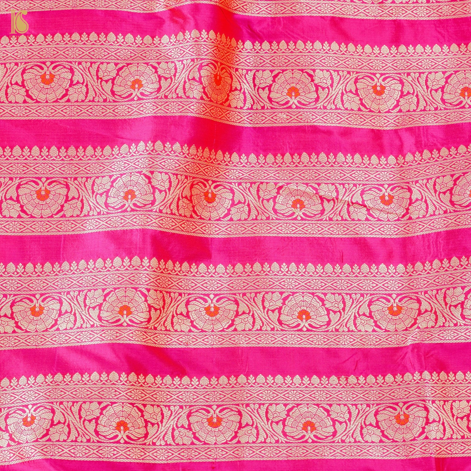 Handloom Banarasi Katan Silk Kalidar Gulrangi Bagh Lehenga
