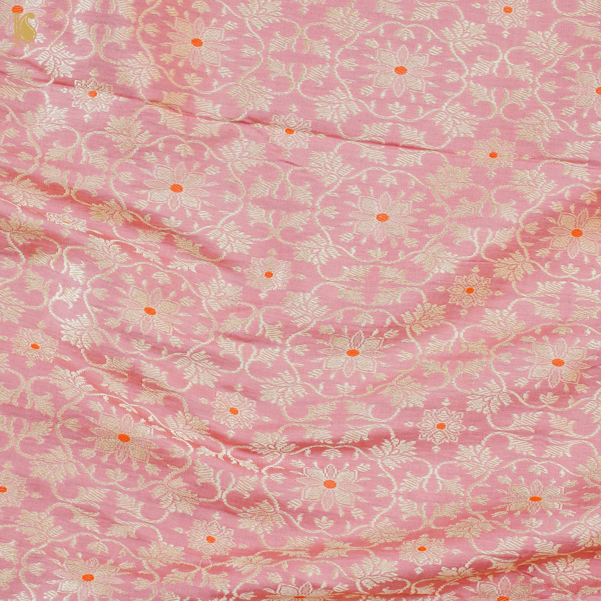 Handloom Banarasi Katan Silk Kalidar Mayura Gajraj Lehenga