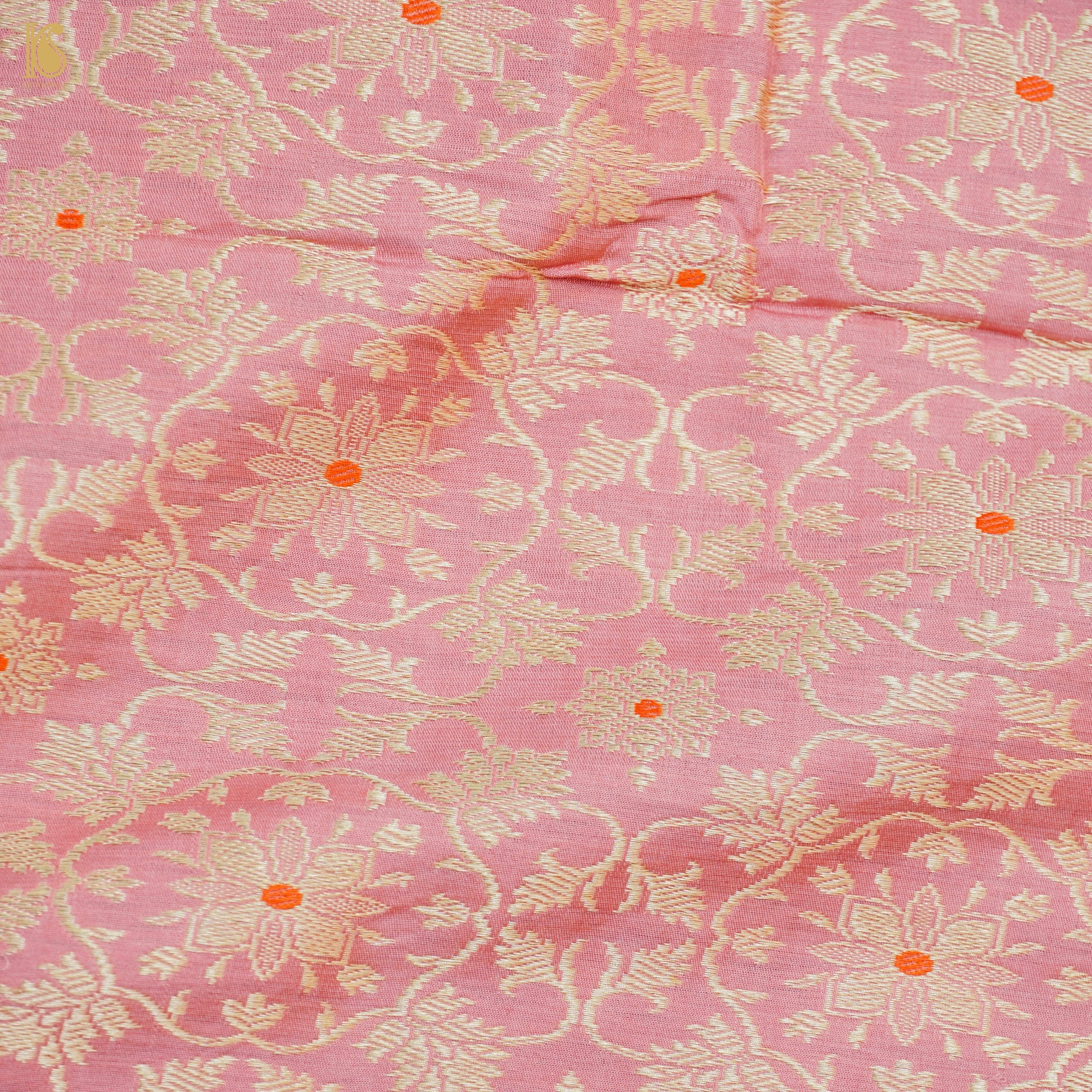 Handloom Banarasi Katan Silk Kalidar Mayura Gajraj Lehenga