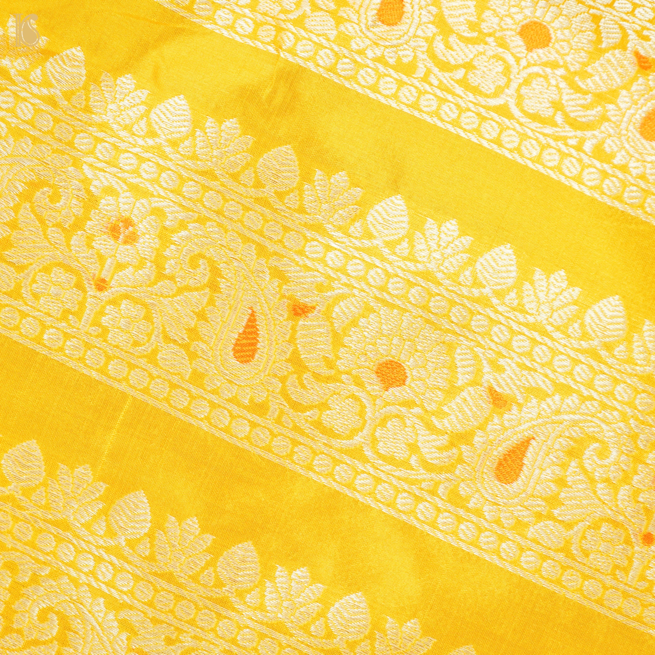 Handloom Banarasi Katan Silk Kalidar Kairavi Lehenga