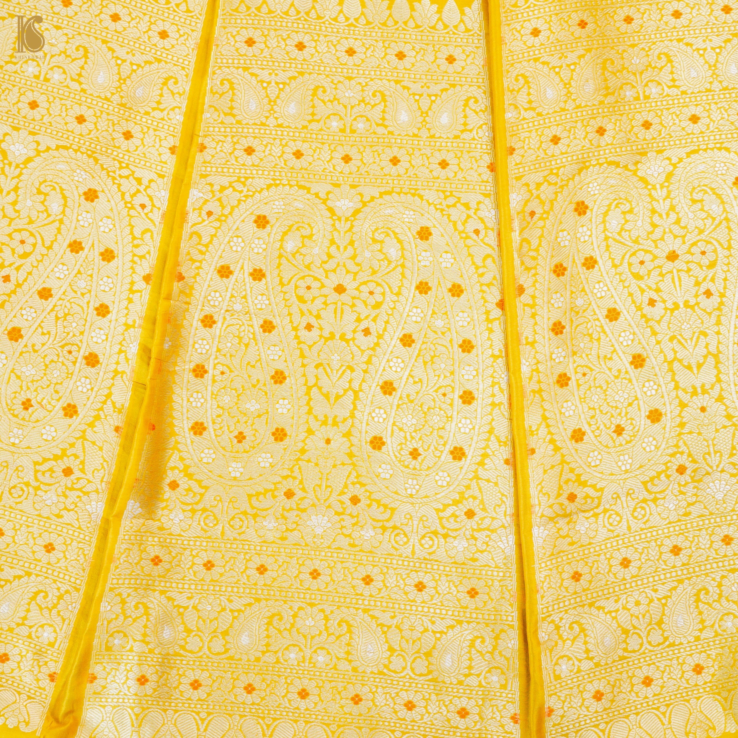 Handloom Banarasi Katan Silk Kalidar Kairavi Lehenga