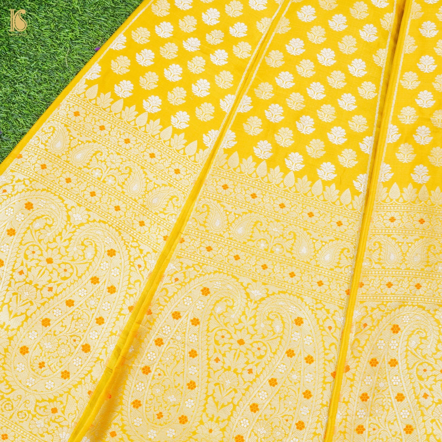 Handloom Banarasi Katan Silk Kalidar Kairavi Lehenga