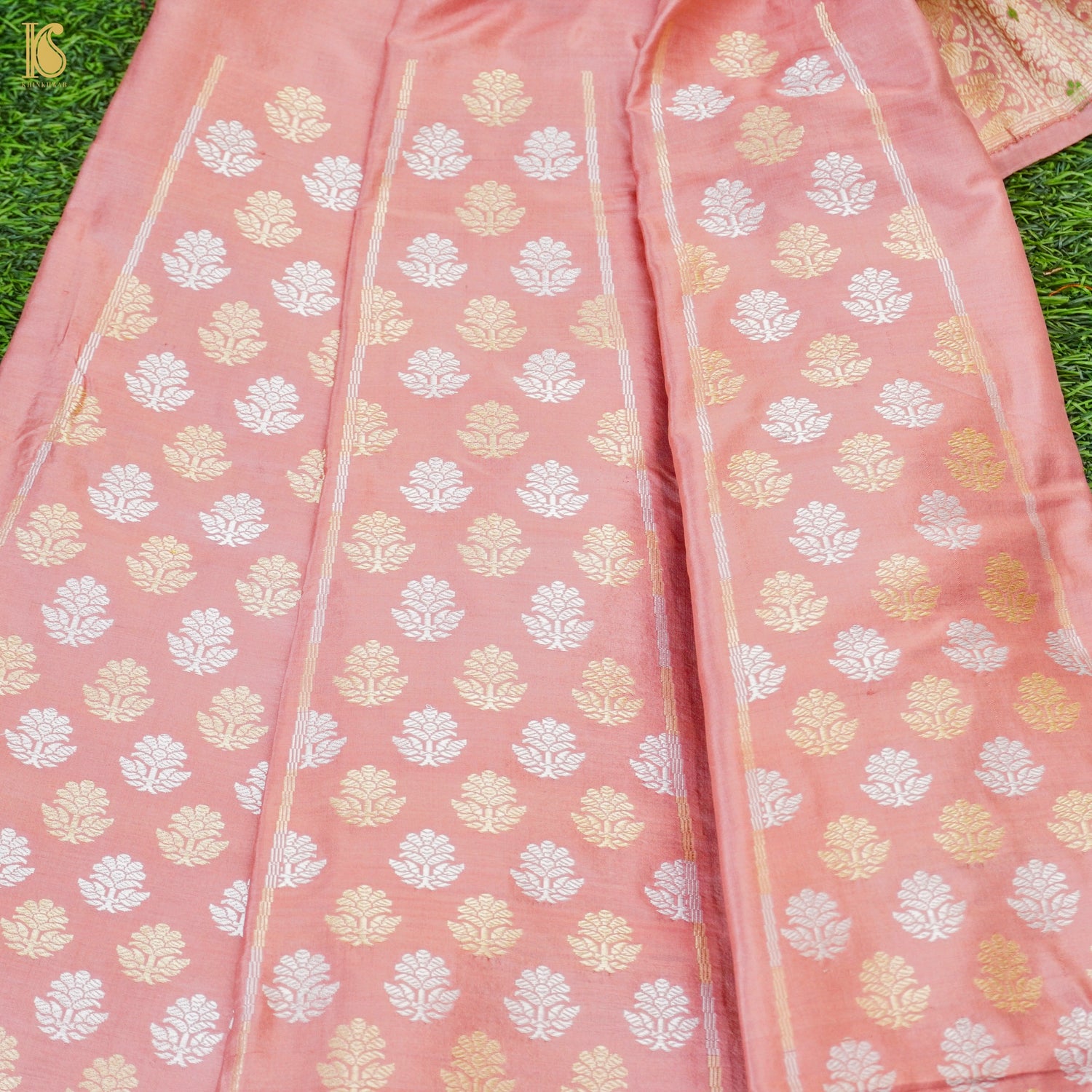Handloom Banarasi Katan Silk Kalidar Kairavi Lehenga