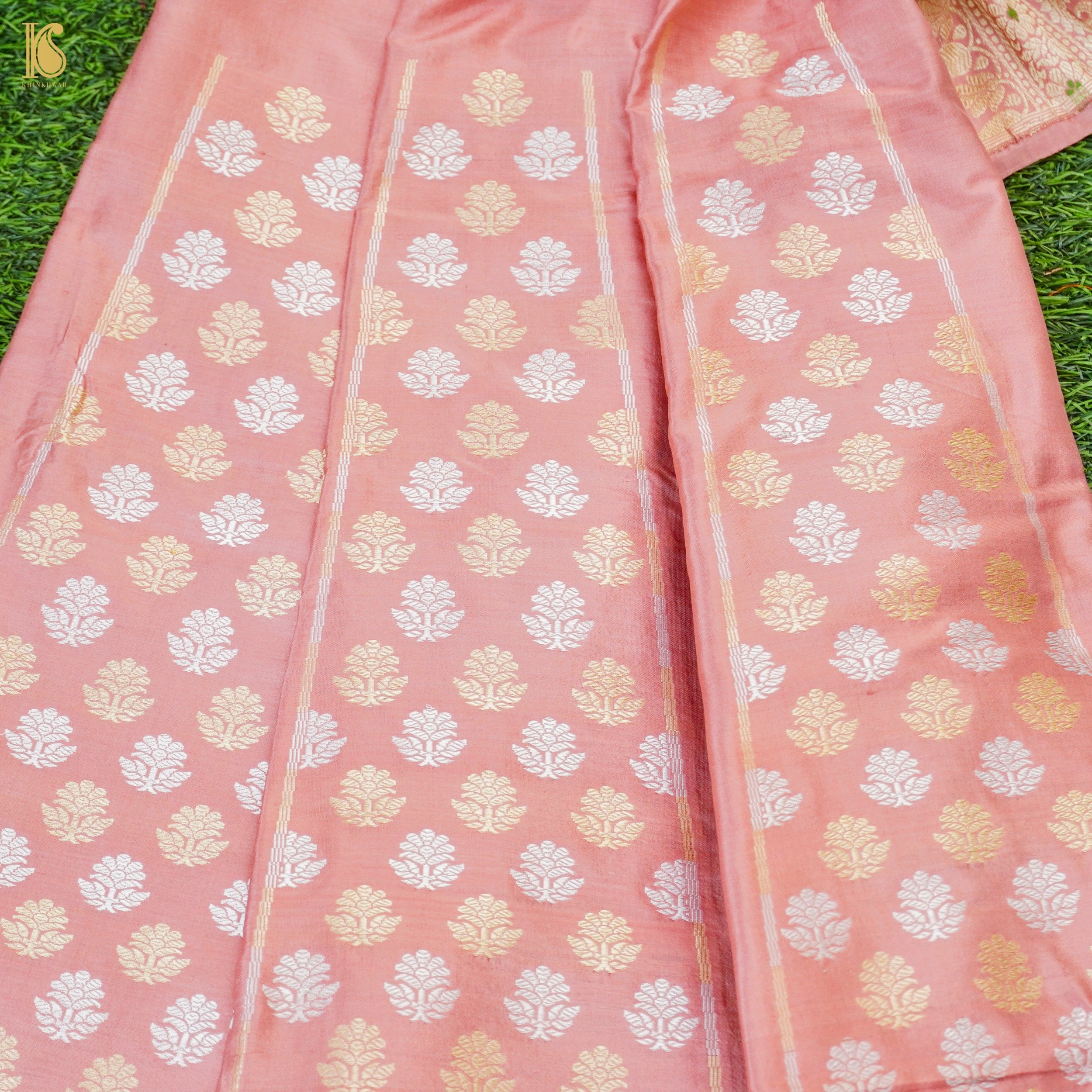 Handloom Banarasi Katan Silk Kalidar Kairavi Lehenga