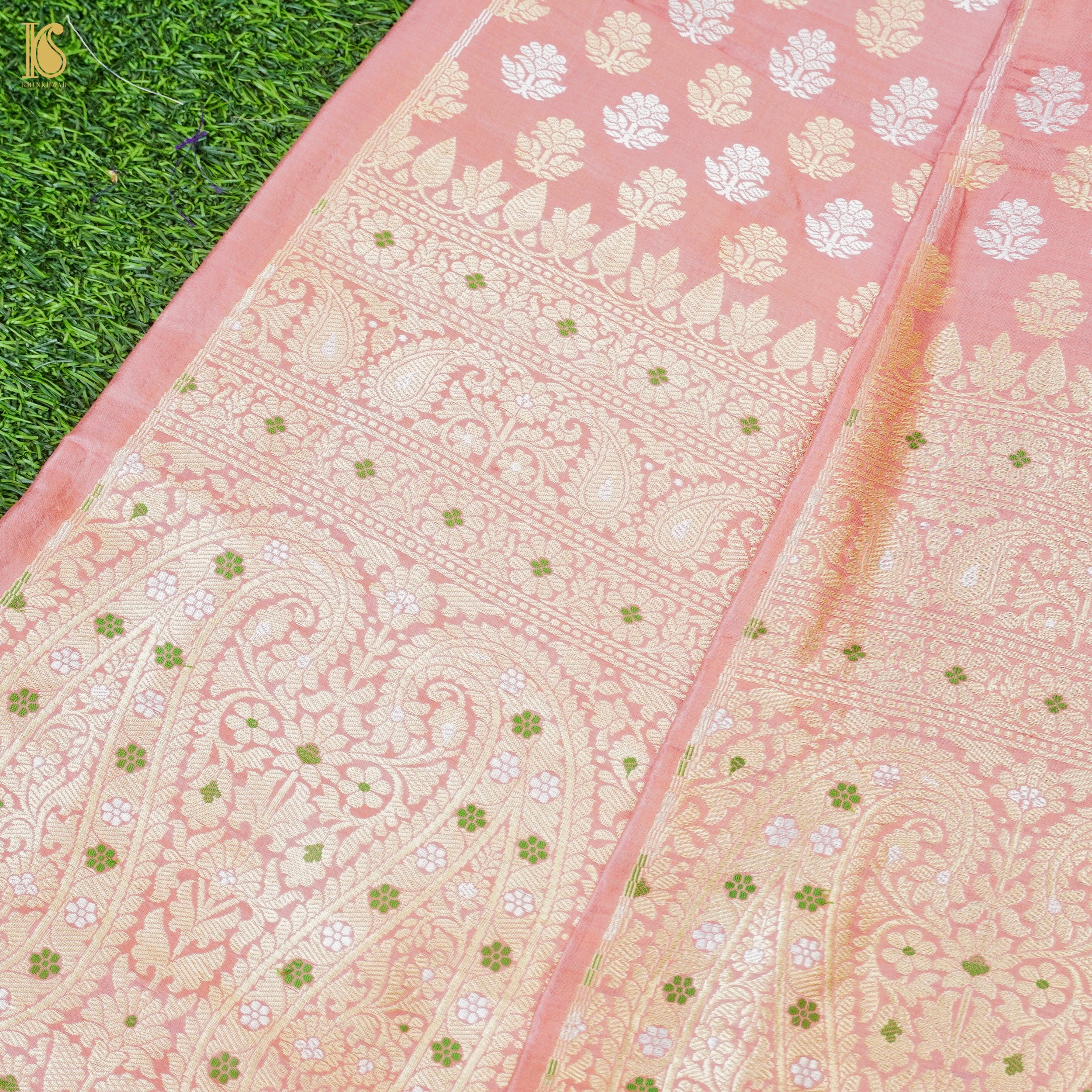 Handloom Banarasi Katan Silk Kalidar Kairavi Lehenga