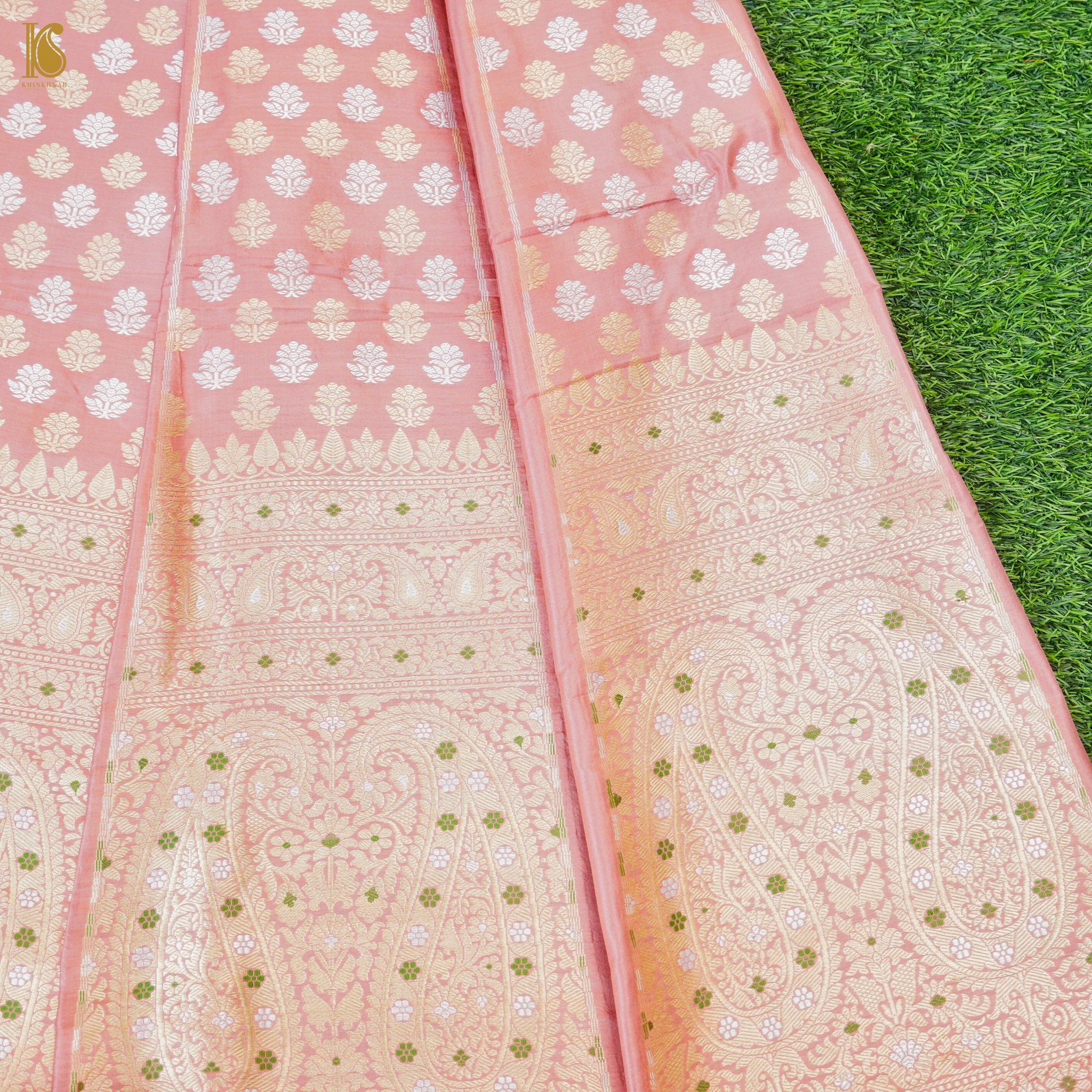 Handloom Banarasi Katan Silk Kalidar Kairavi Lehenga