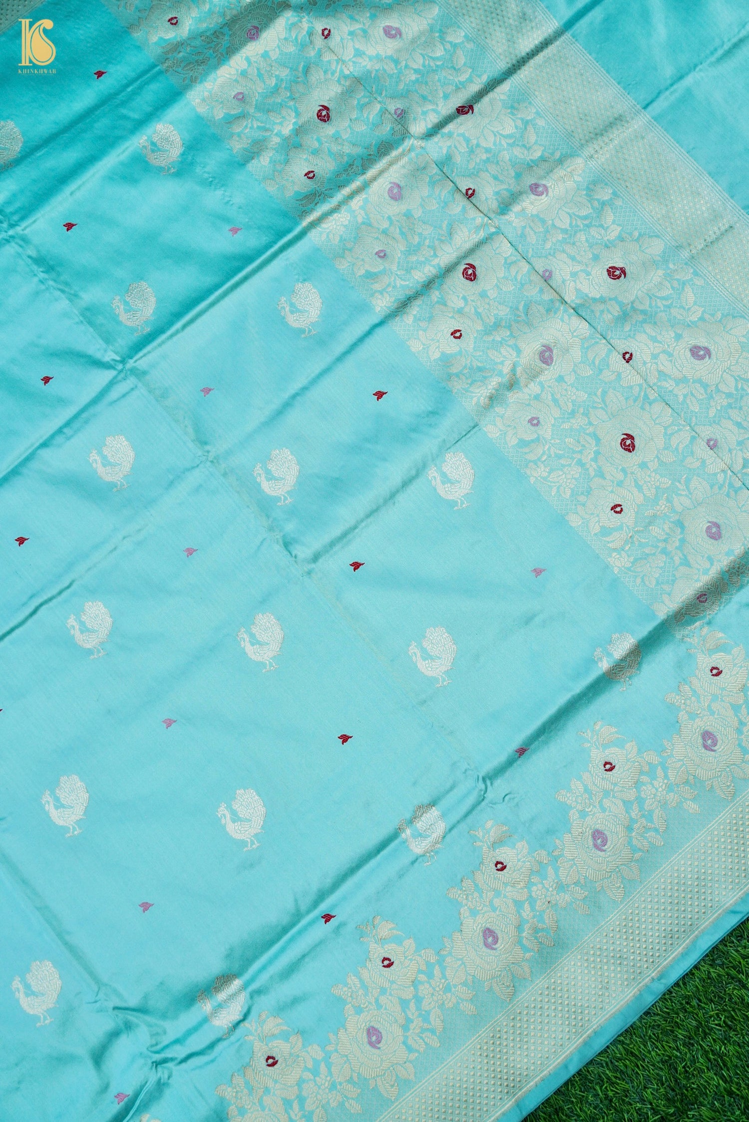 Handloom Banarasi Pure Silk Peacock Saree