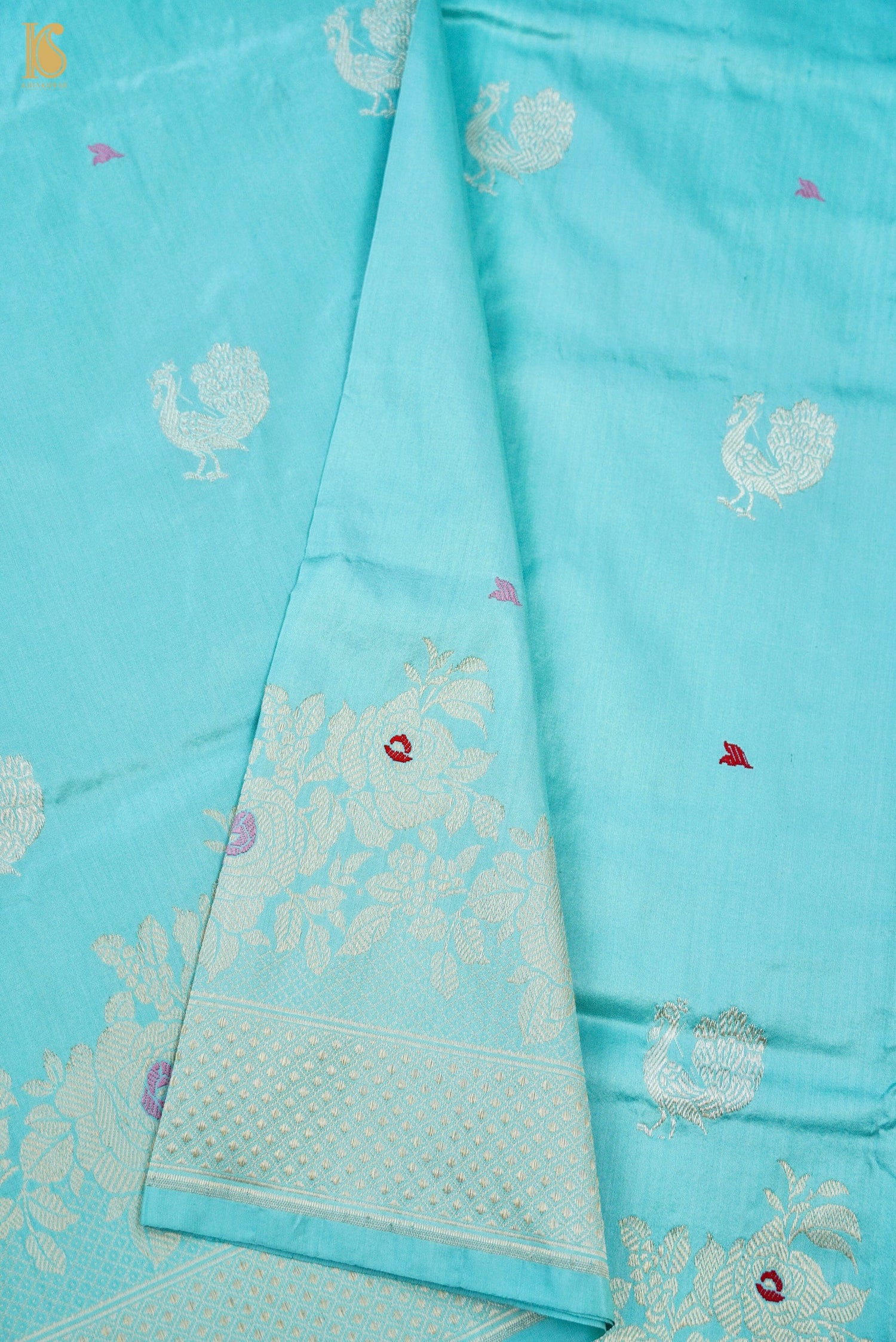 Handloom Banarasi Pure Silk Peacock Saree