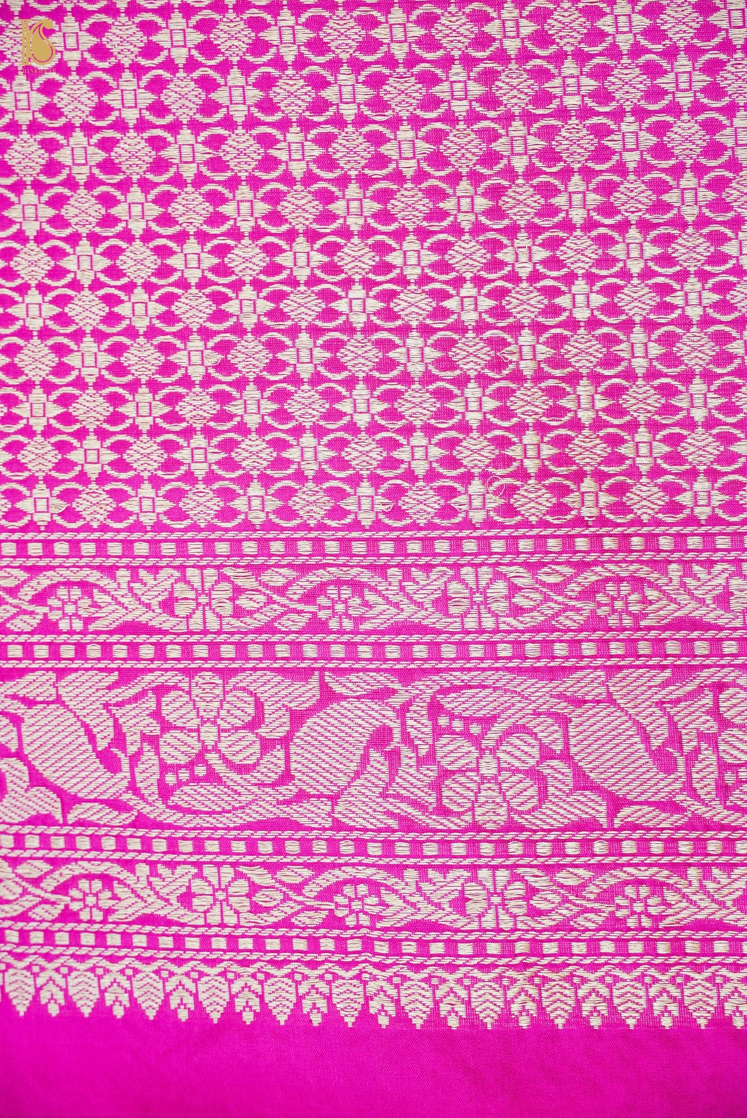 Handloom Banarasi Katan Silk Shikargah Saree