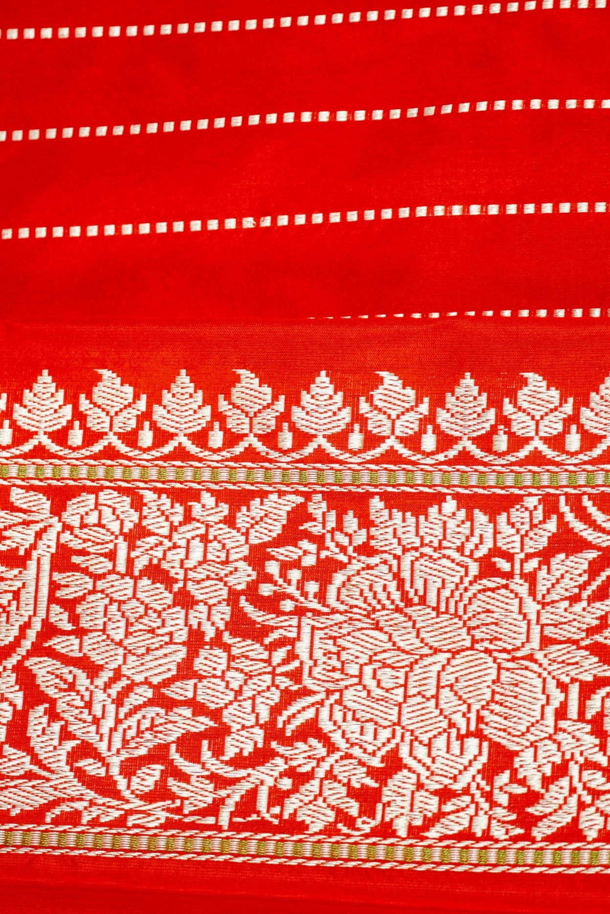 Handloom Banarasi Katan Silk Meenakari Kadwa Jaal Kinkhab Saree
