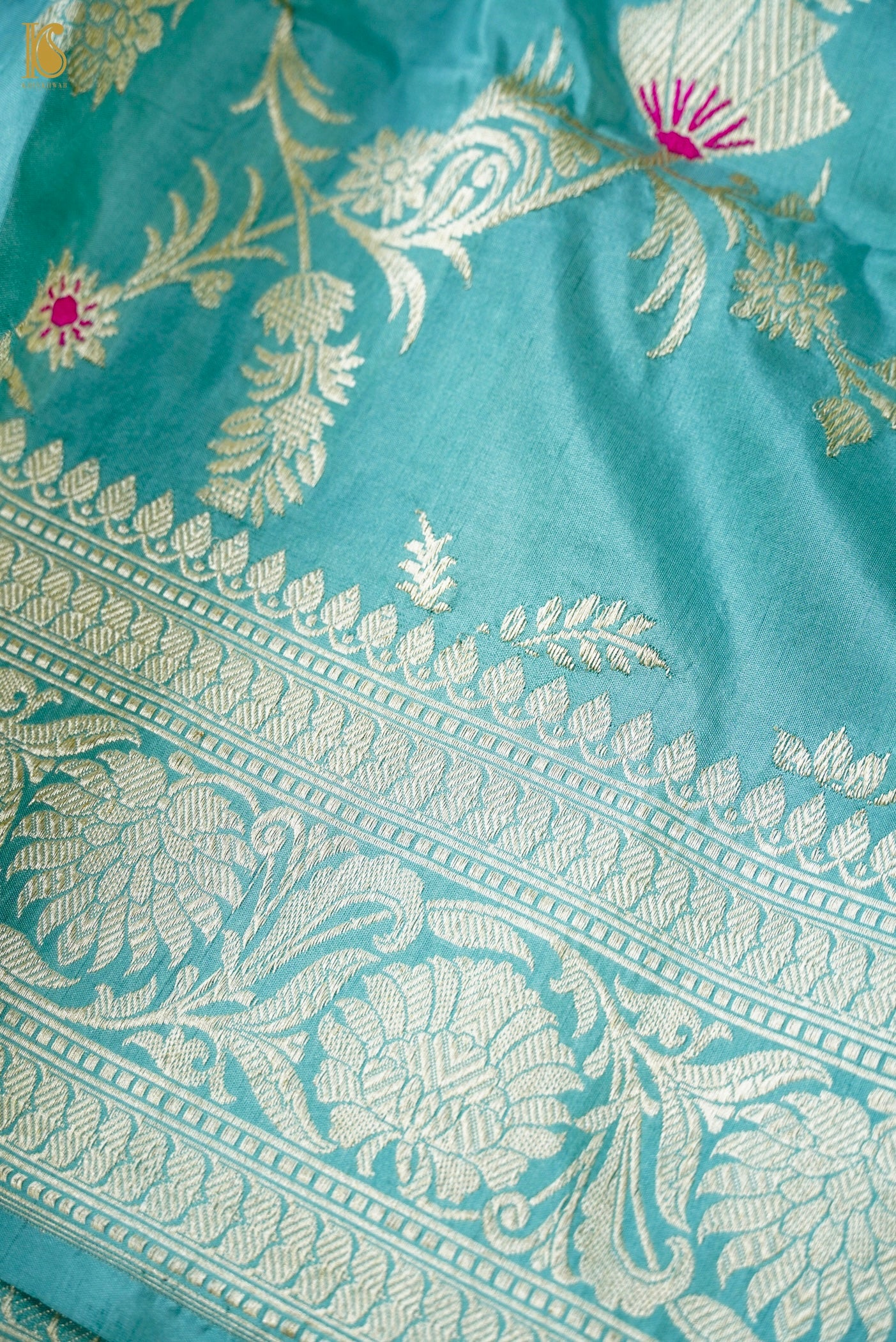 Handloom Banarasi Katan Silk Kadwa Saree