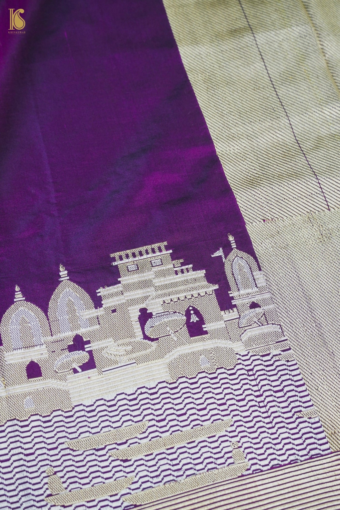 Handwoven Banaras Ghaat Pure Silk Saree