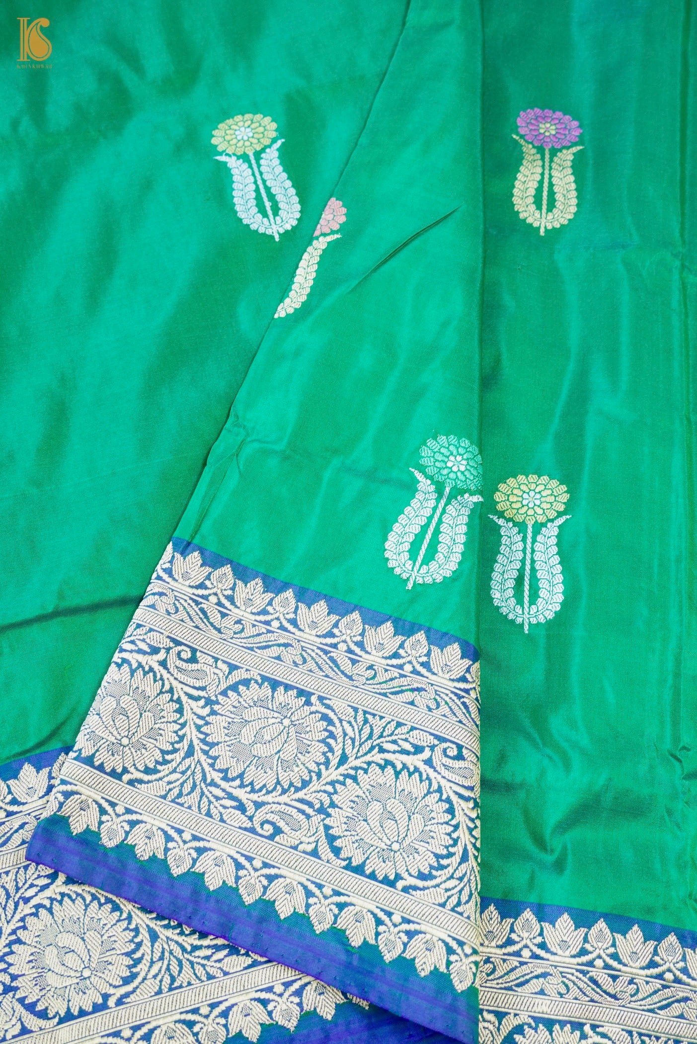 Handloom Banarasi Katan Silk Kadwa Saree