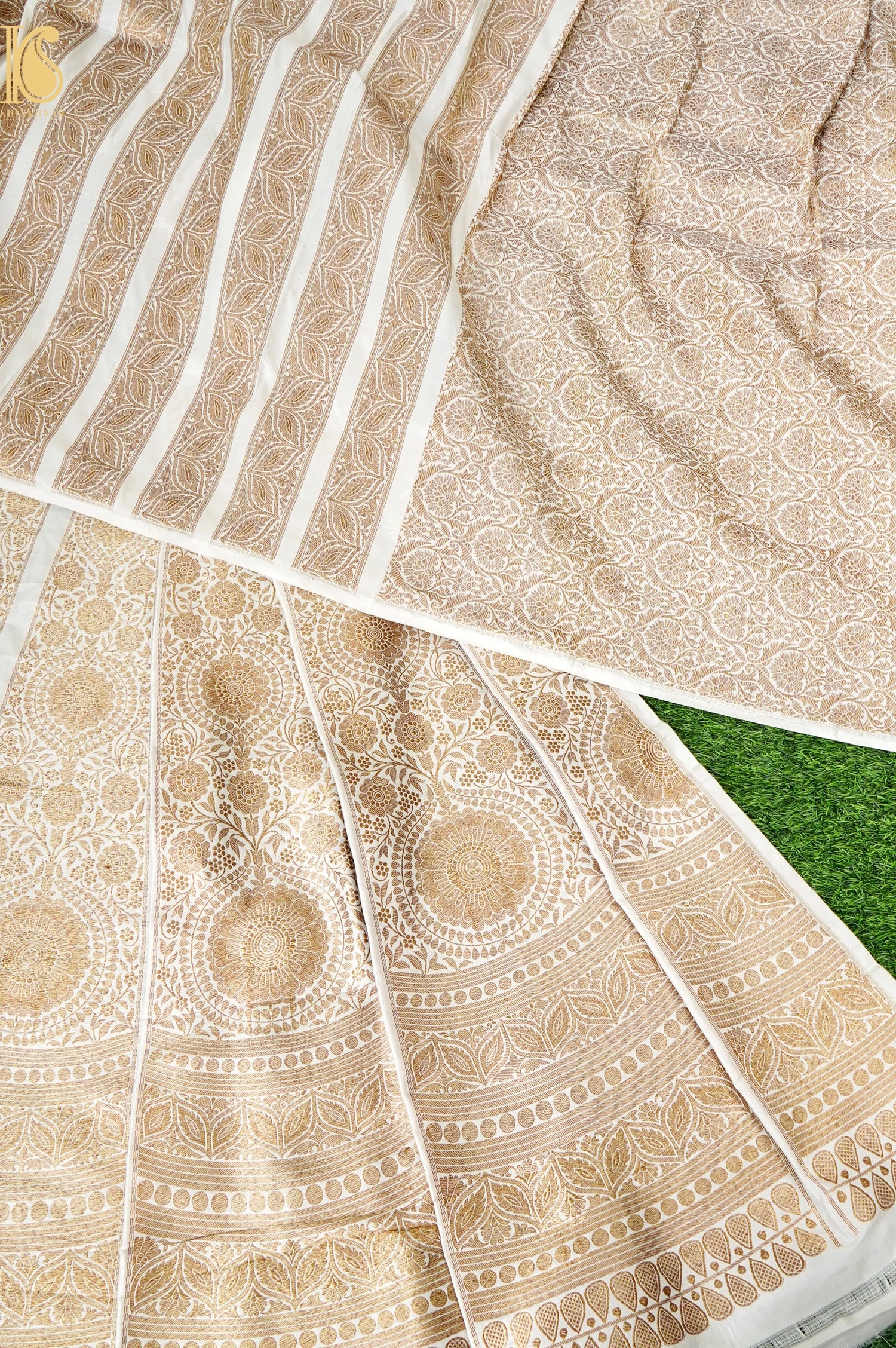 Handloom Banarasi Katan Silk Kalidar Neerja Lehenga