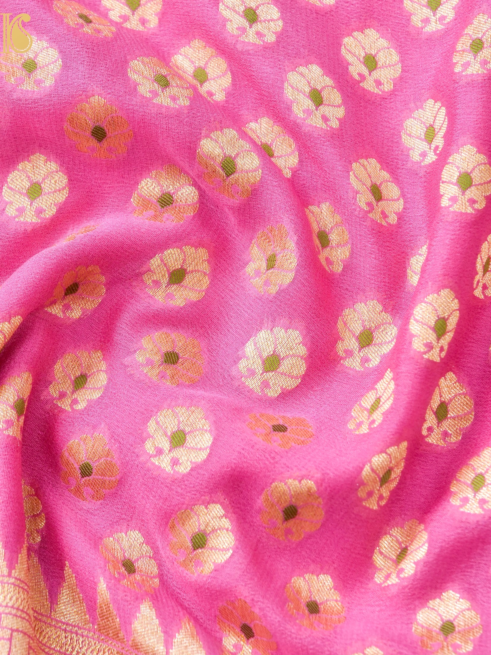 Pure Georgette Banarasi Saree