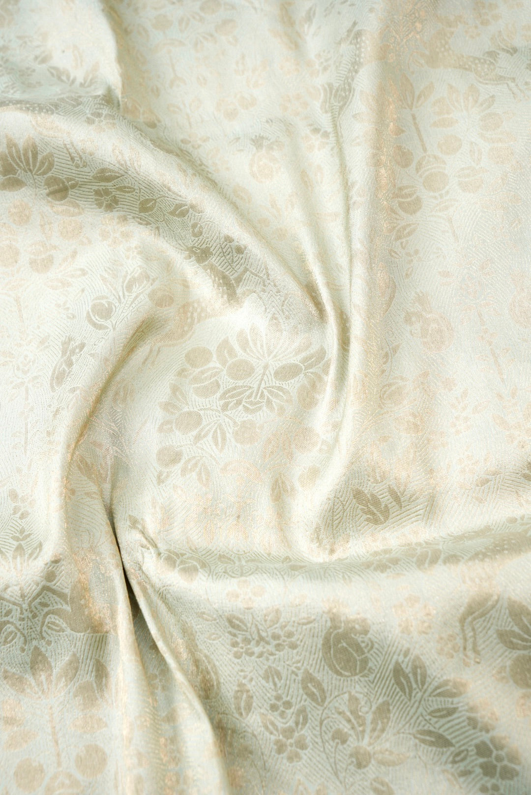 Handloom Banarasi Katan Silk Brocade Shikargah Saree