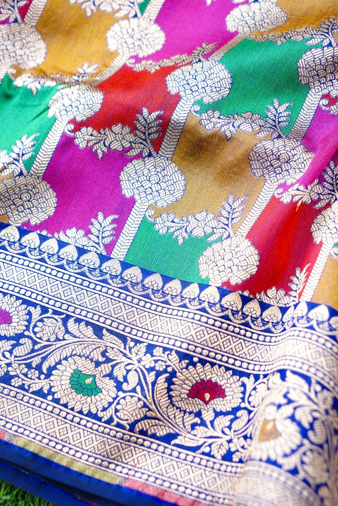 Handloom Banarasi Pure Katan Silk Rangkat Saree