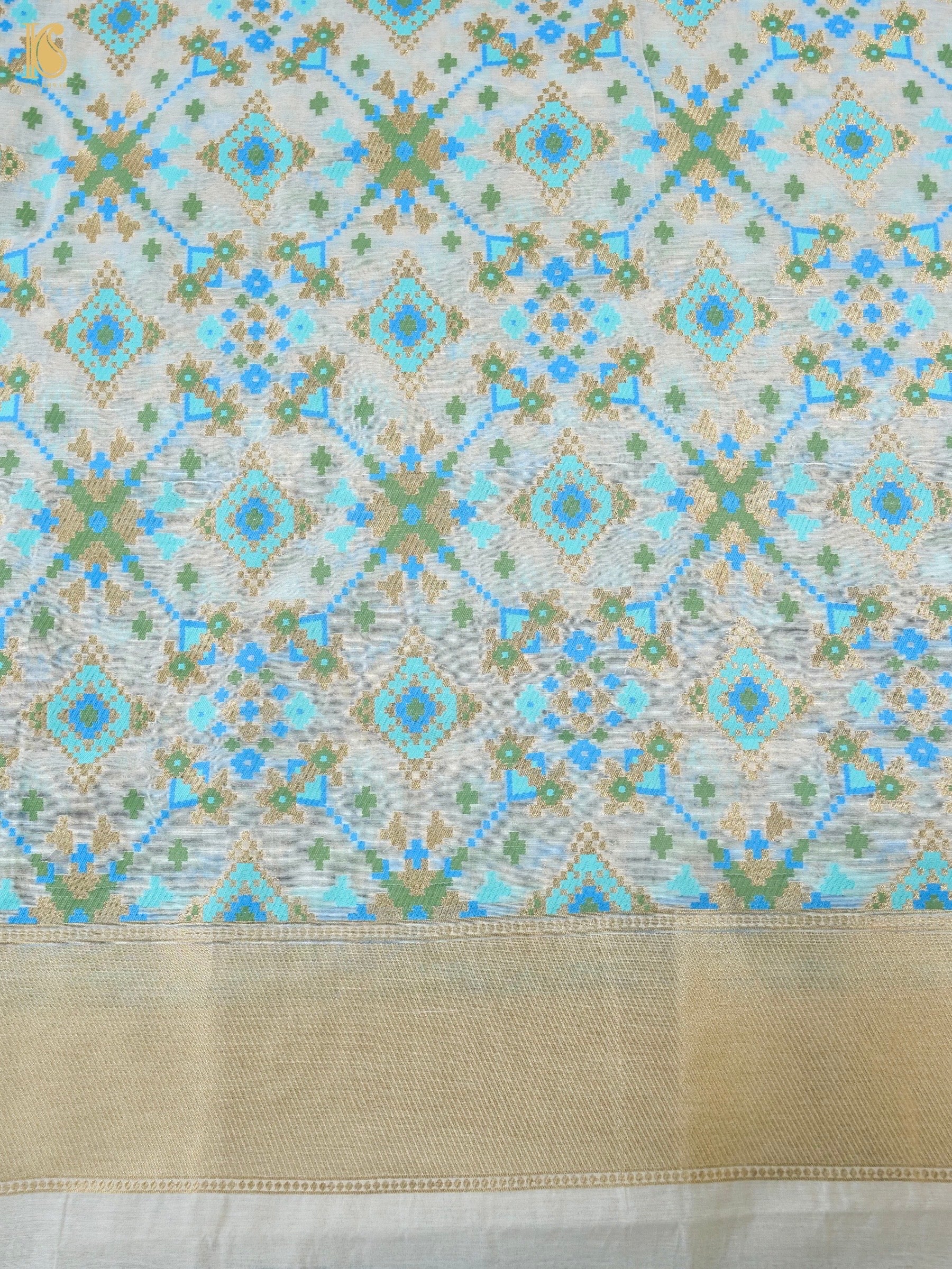 Cotton Silk Meenakari Banarasi Suit Set
