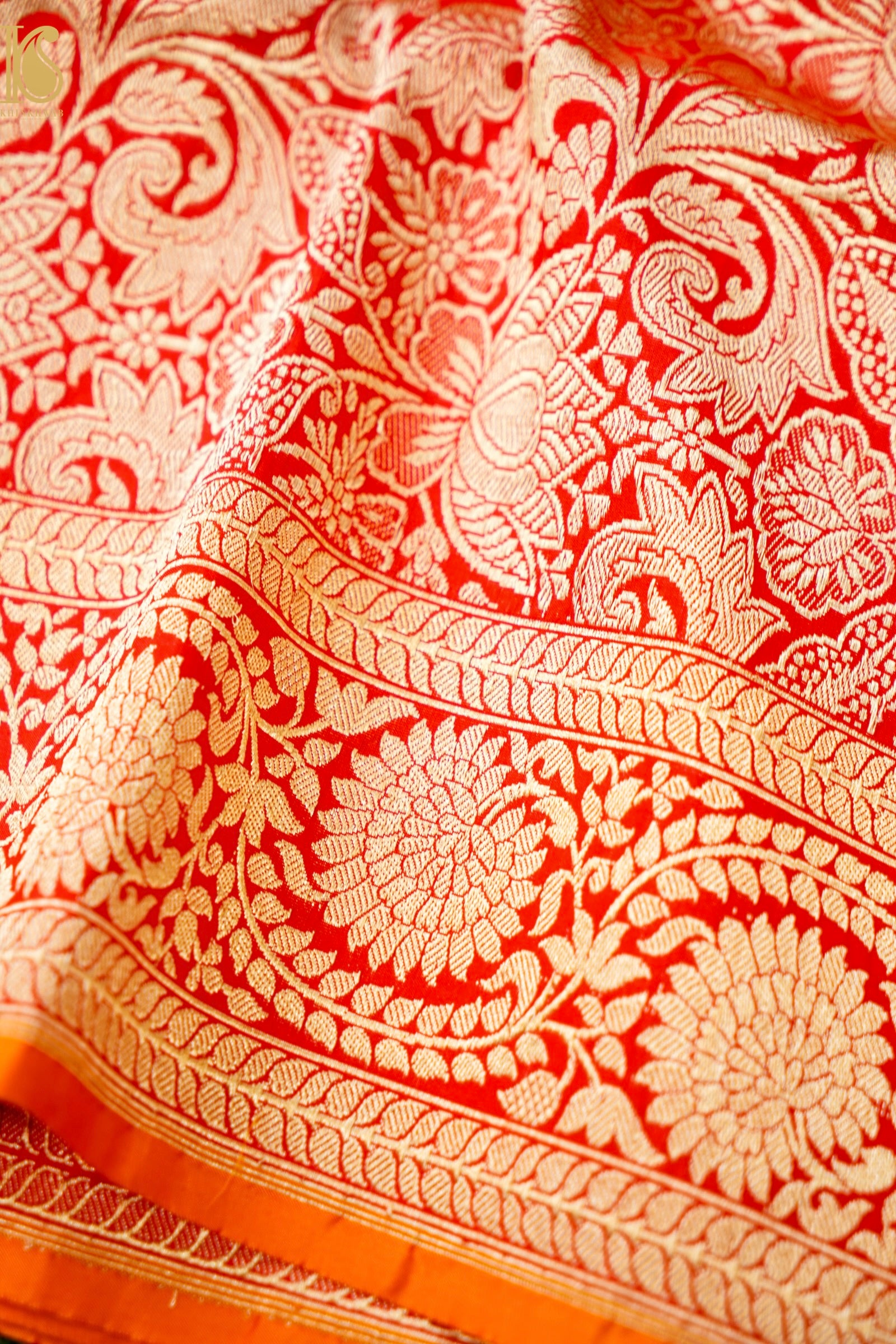 Handloom Banarasi Katan Silk Brocade Saree