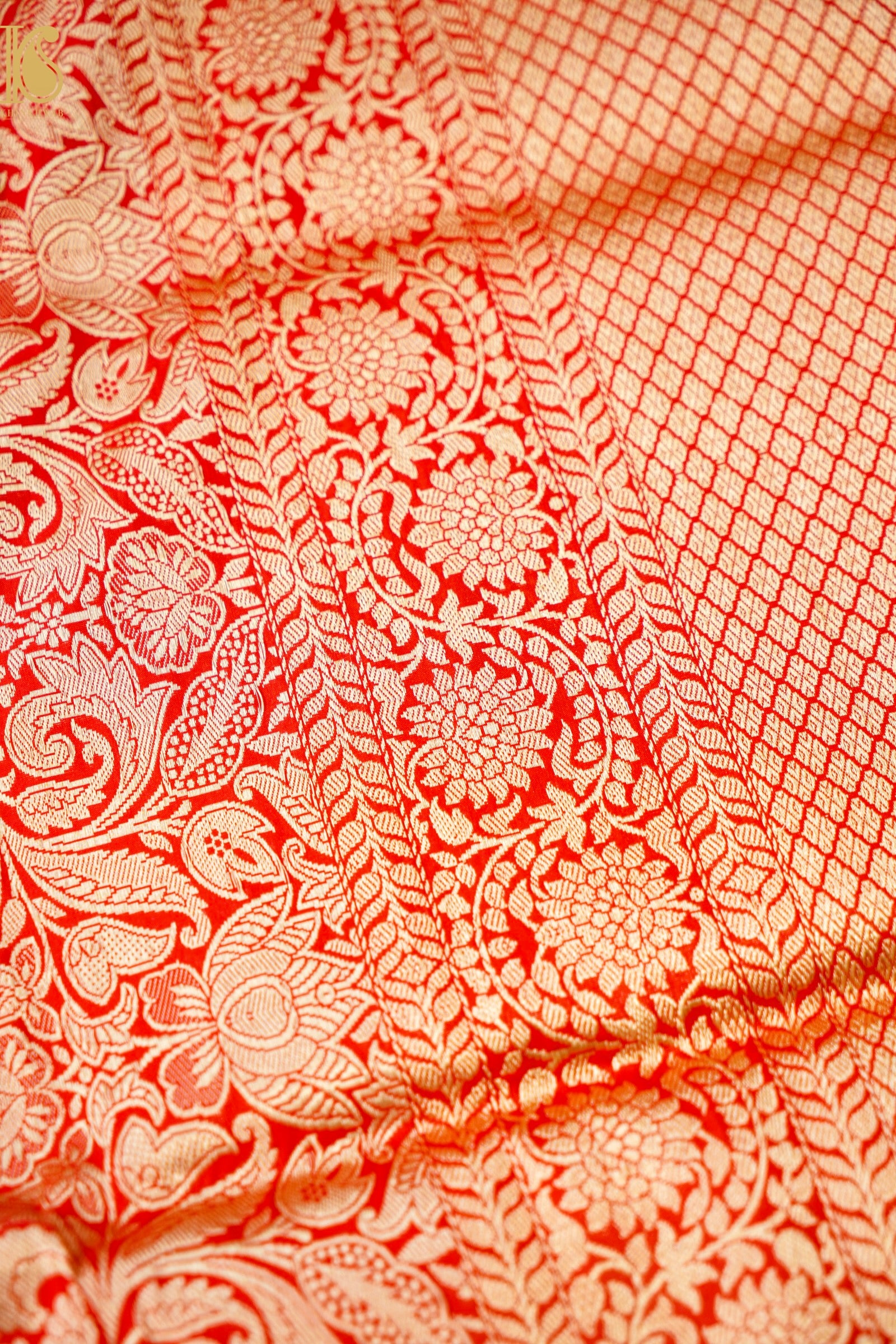 Handloom Banarasi Katan Silk Brocade Saree
