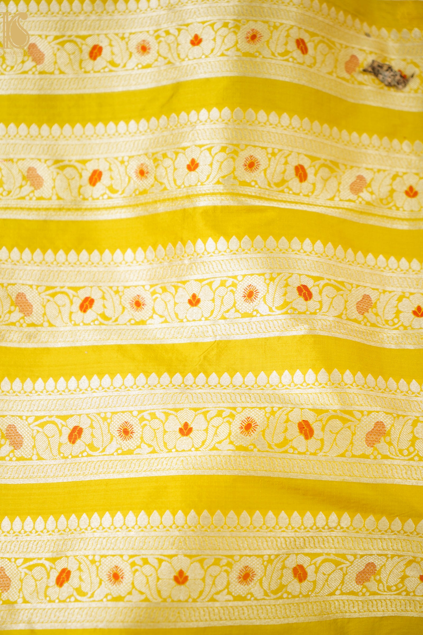 Handloom Banarasi Katan Silk Kalidar Leher Lehenga
