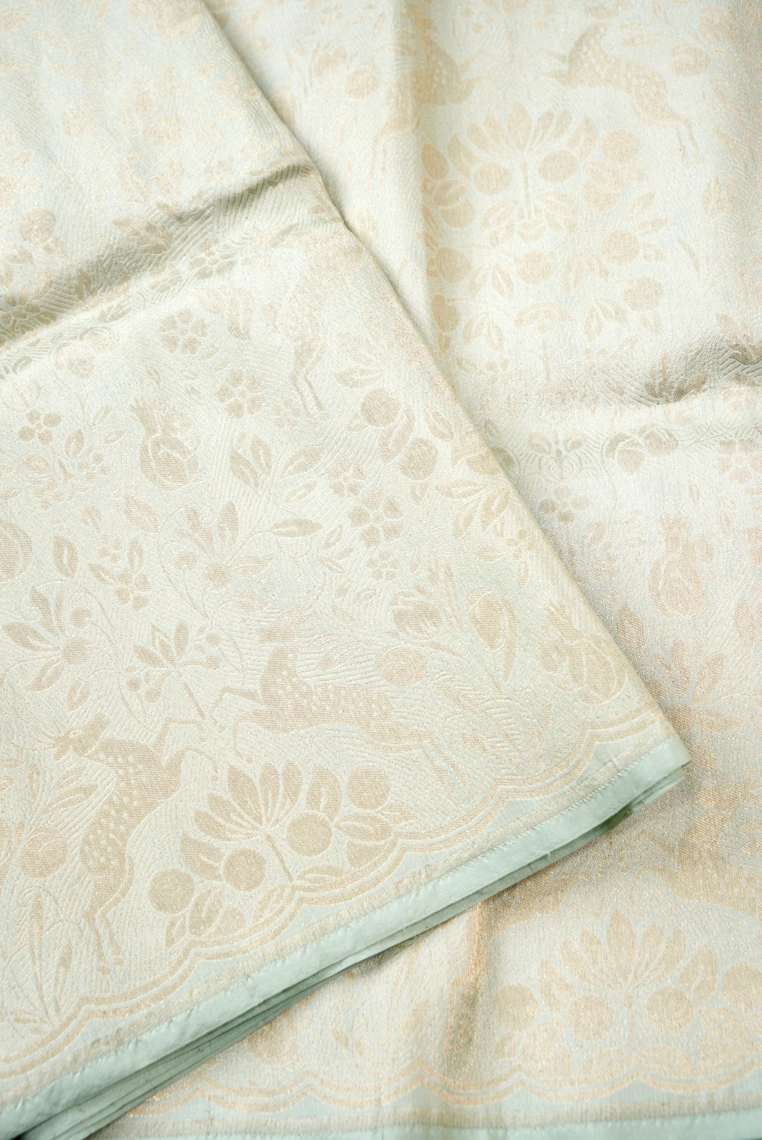 Handloom Banarasi Katan Silk Brocade Shikargah Saree