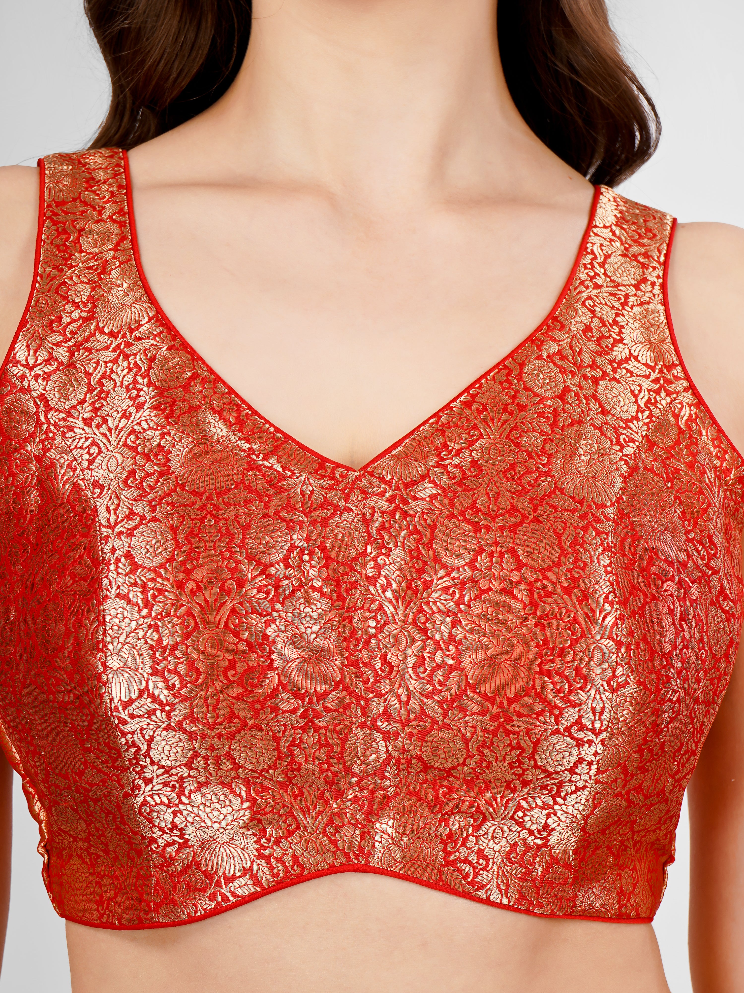 Handwoven Banarasi Brocade Stitched Blouse