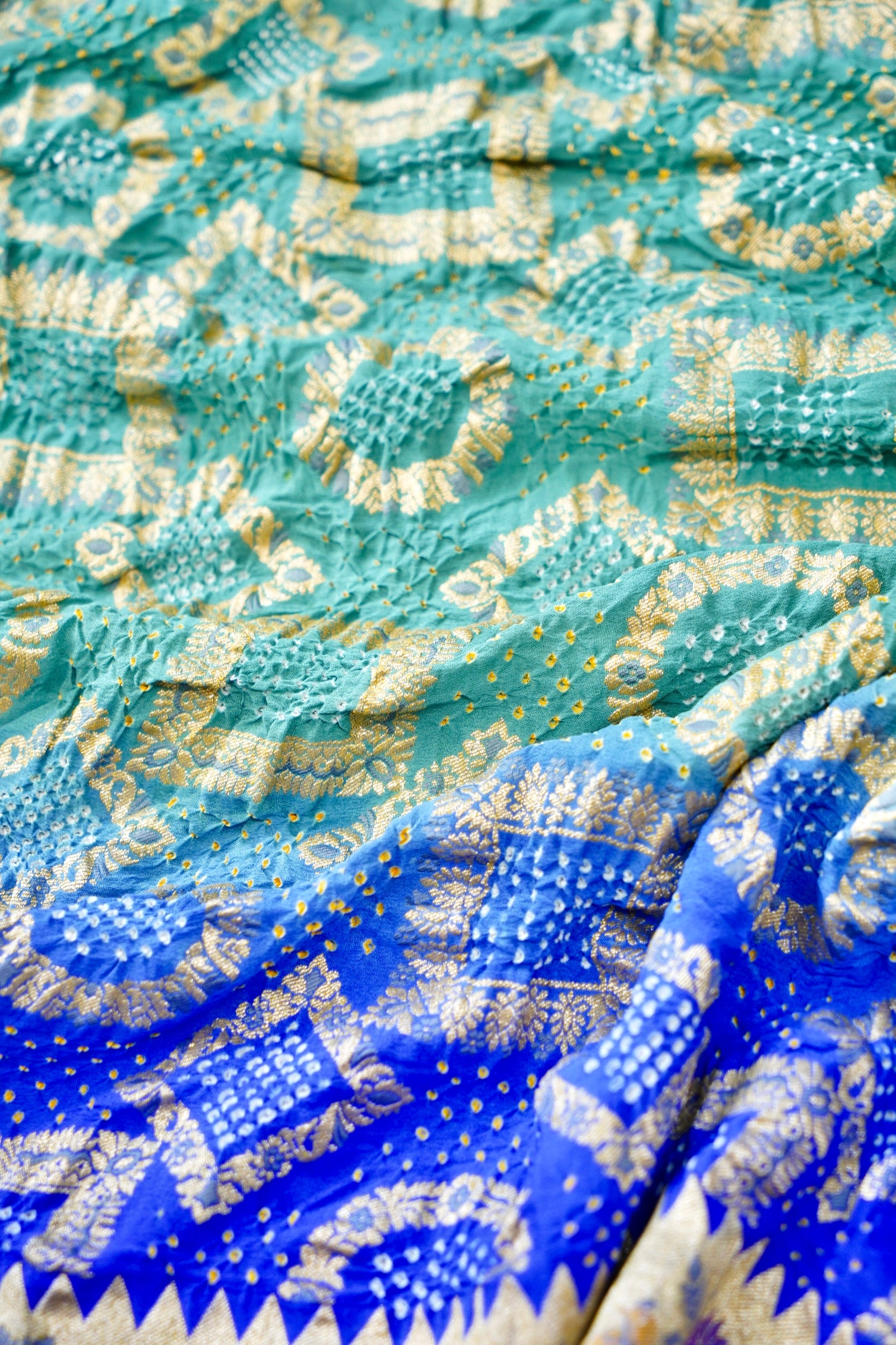 Georgette Bandhani Banarasi Dupatta