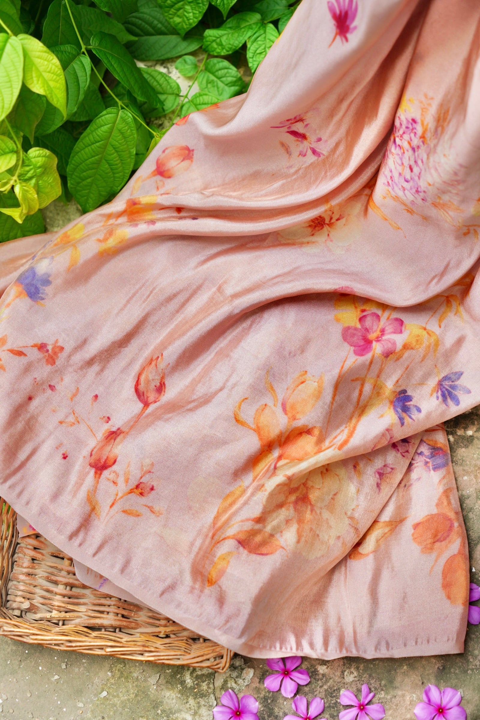 Tissue Silk Print Saree