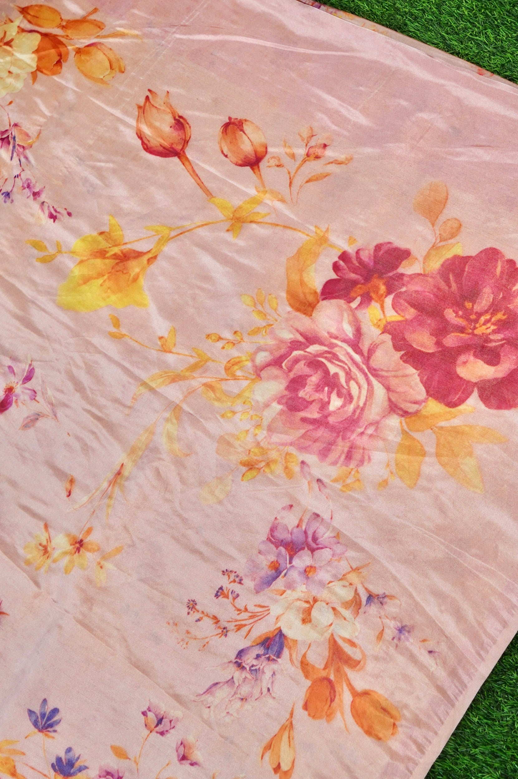 Tissue Silk Print Saree