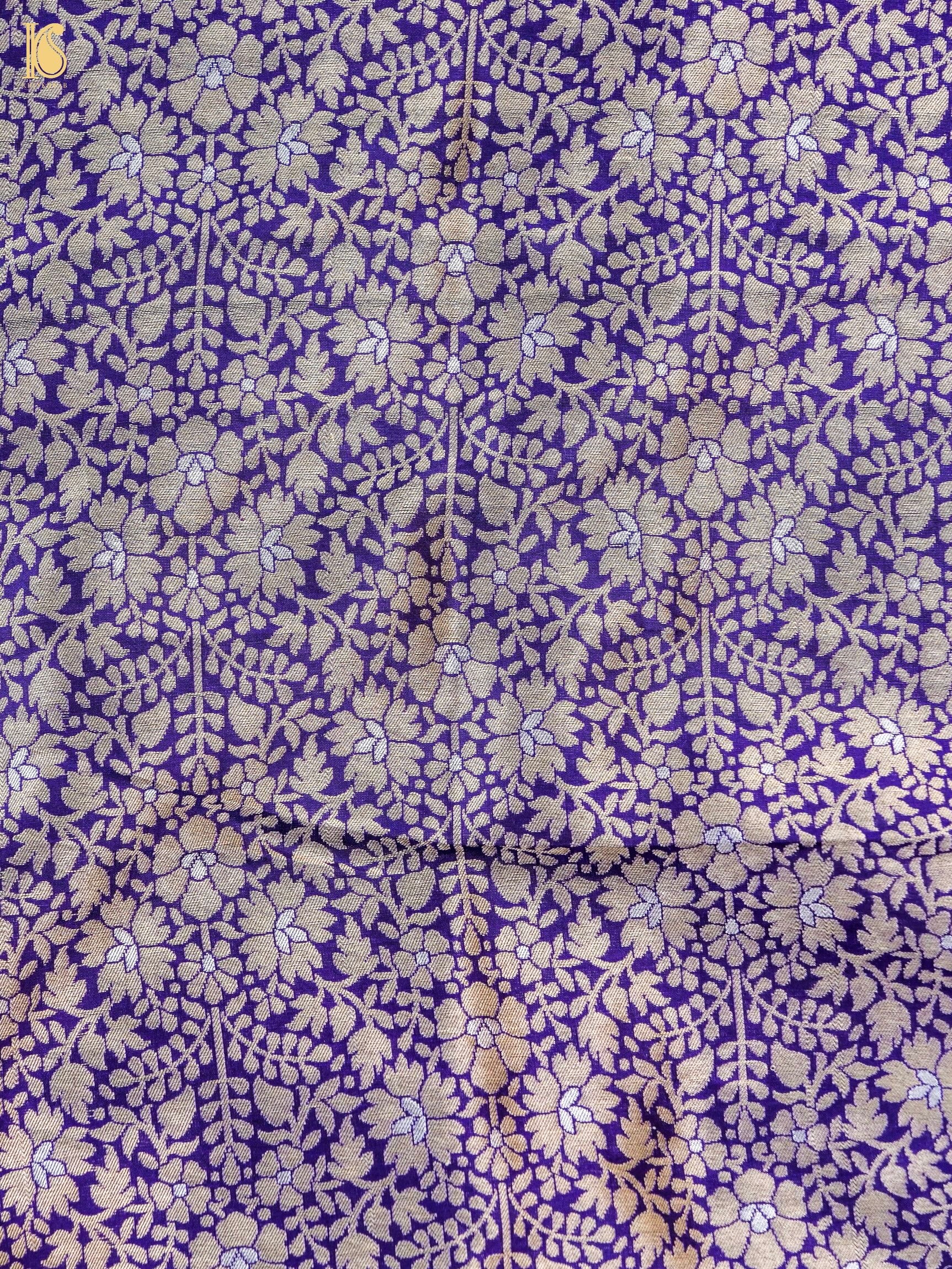 Handloom Banarasi Katan Silk Kalidar Ambrozia Lehenga