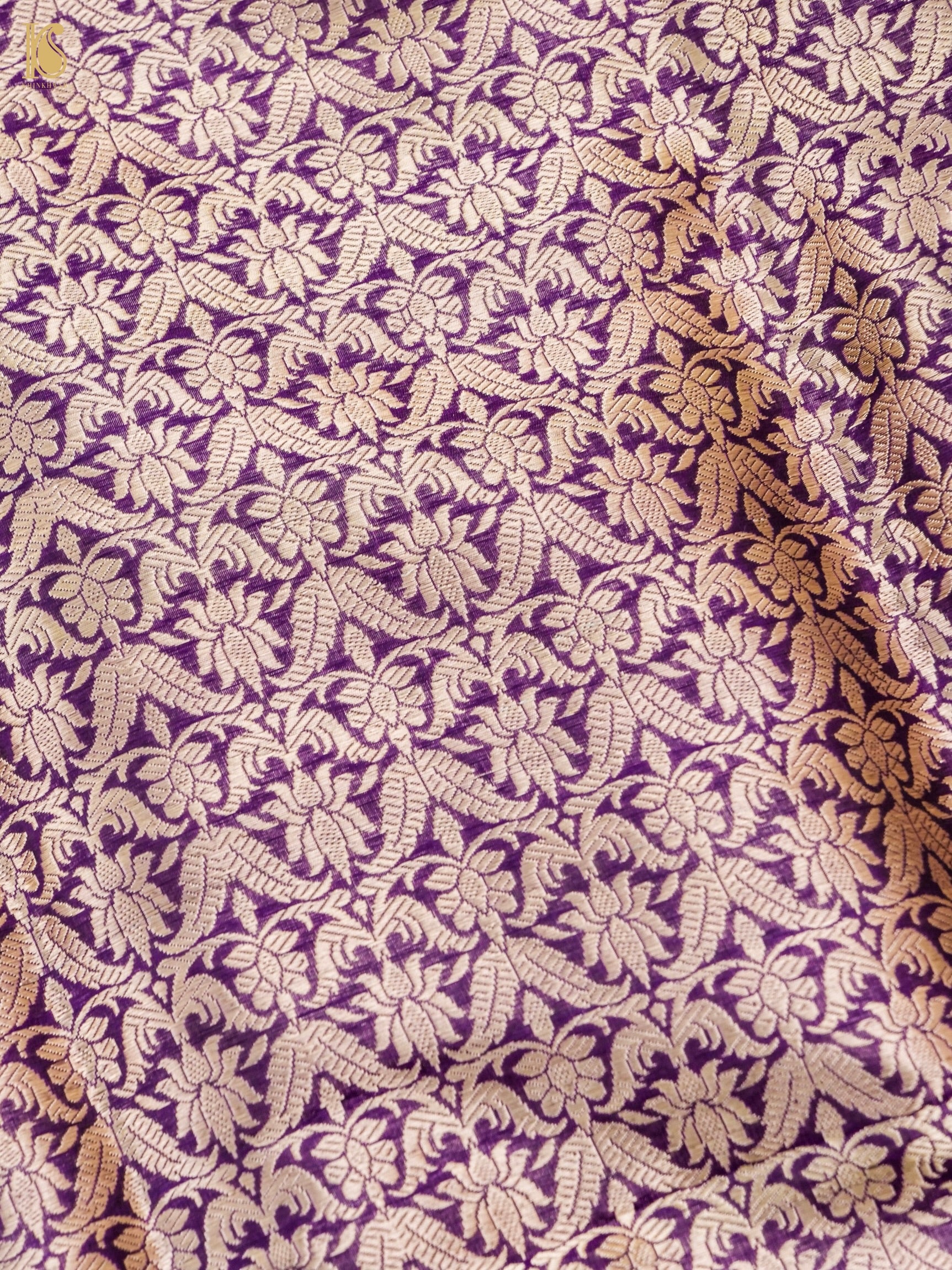 Handloom Banarasi Katan Silk Kalidar Manjari Lehenga