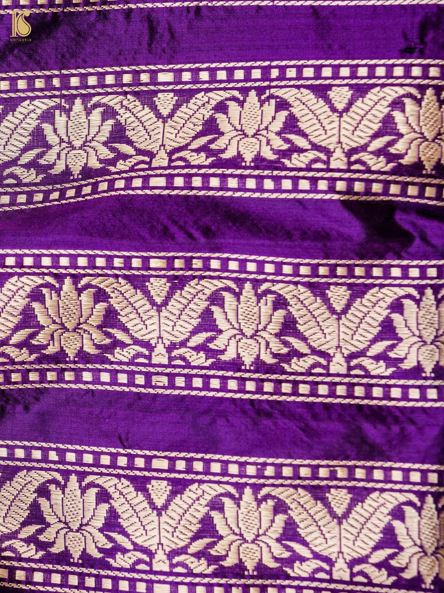 Handloom Banarasi Katan Silk Kalidar Manjari Lehenga
