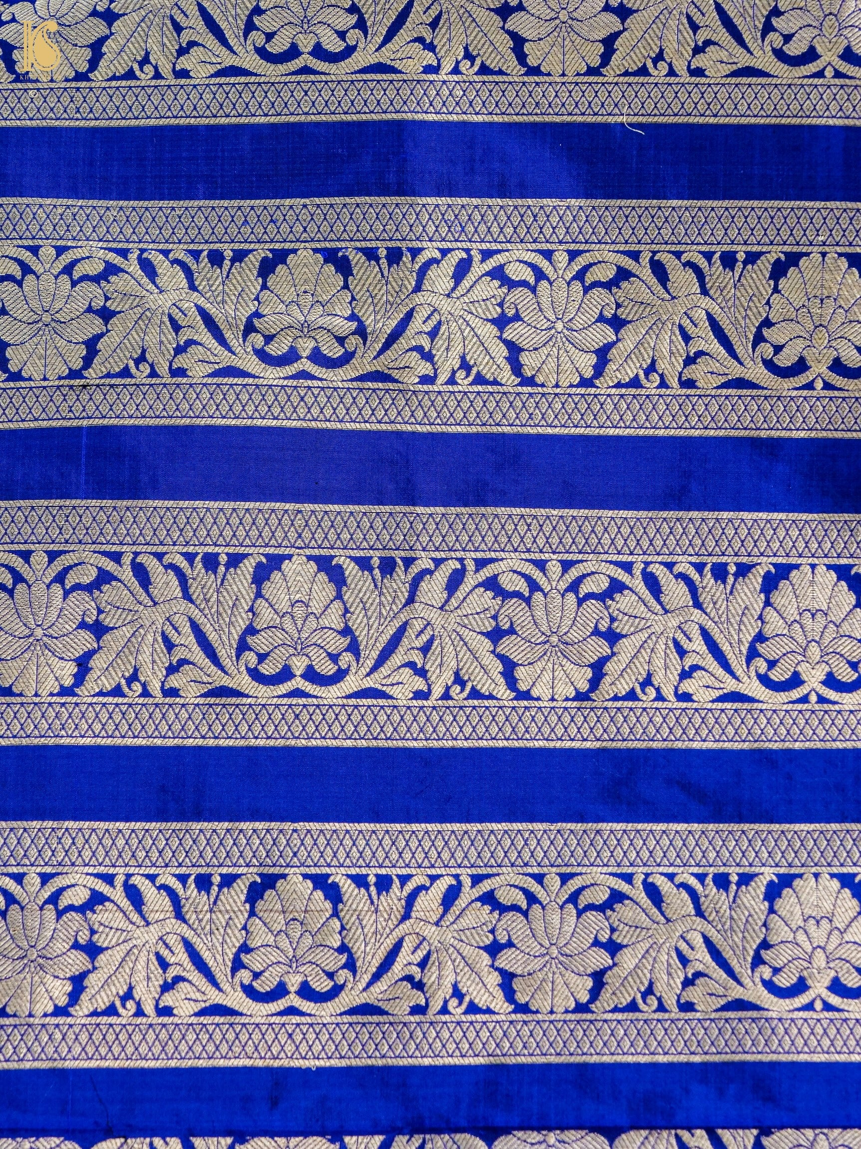Handloom Banarasi Katan Silk Kalidar Pankhuri Lehenga