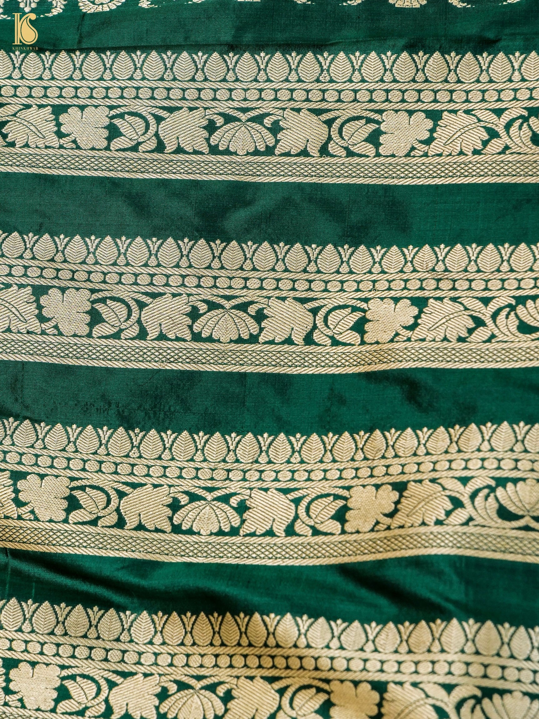 Handloom Banarasi Katan Silk Kalidar Manjari Lehenga