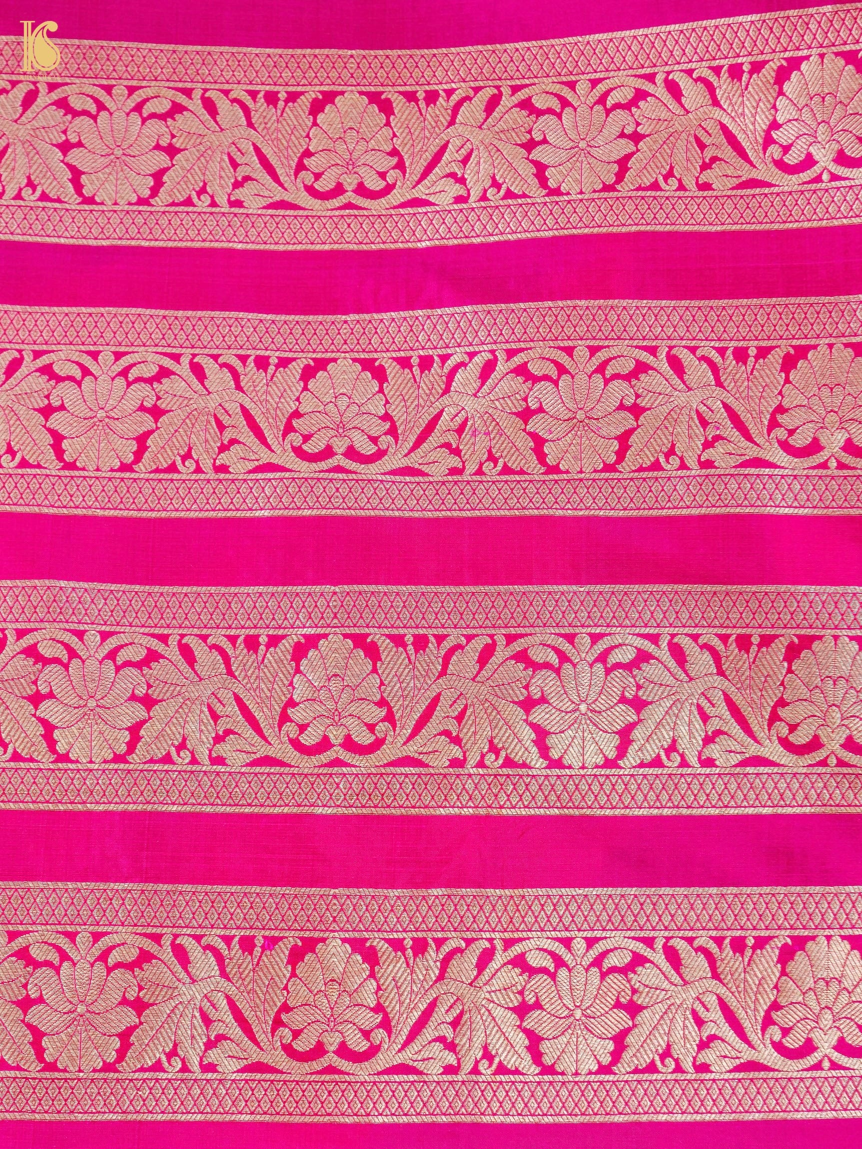 Handloom Banarasi Katan Silk Kalidar Pankhuri Lehenga