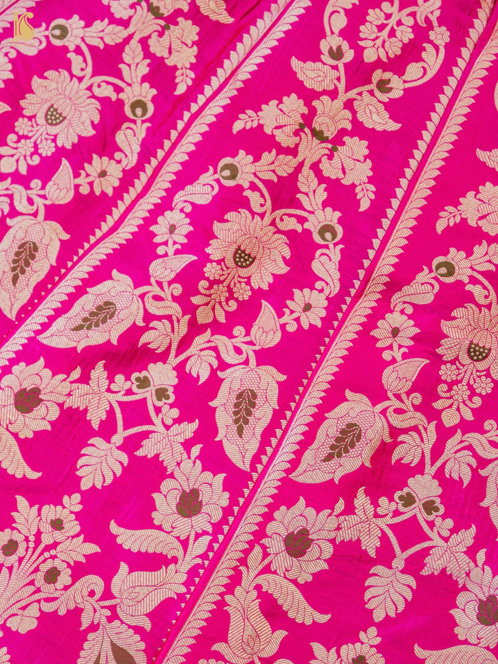 Handloom Banarasi Katan Silk Kalidar Pankhuri Lehenga