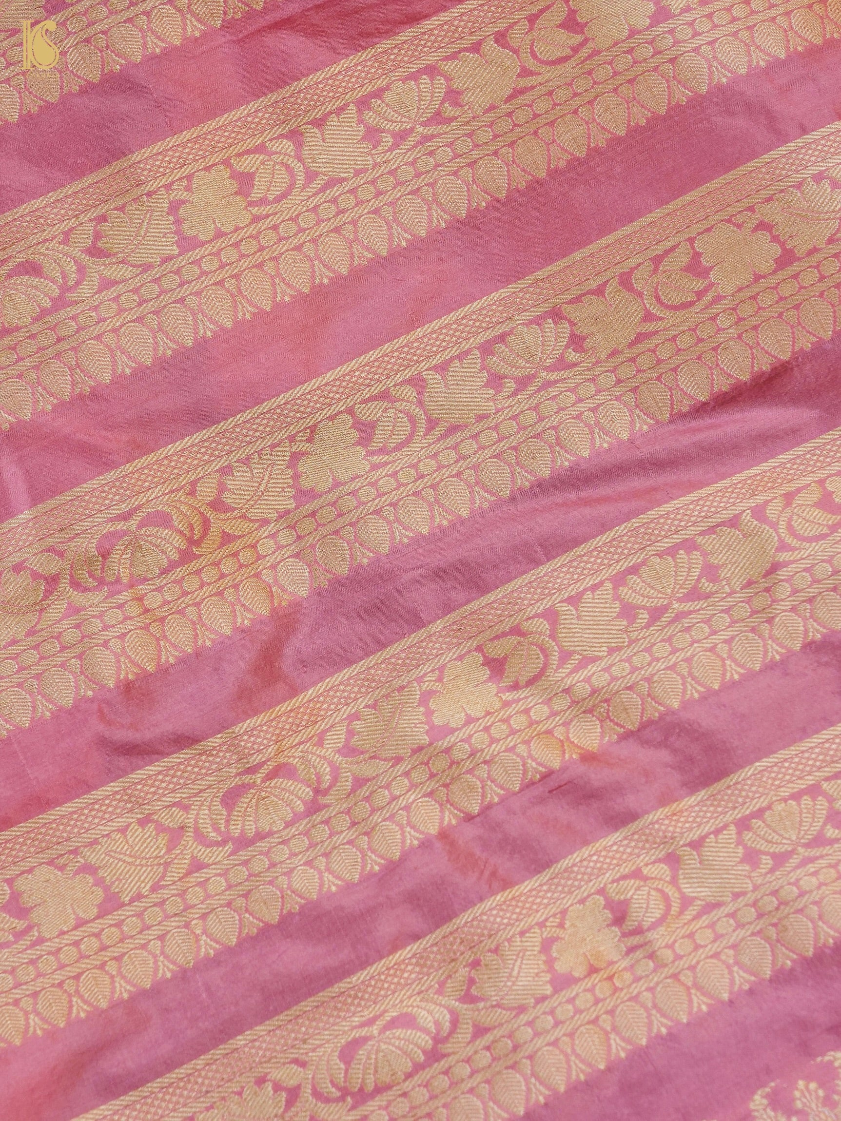 Handloom Banarasi Katan Silk Kalidar Manjari Lehenga