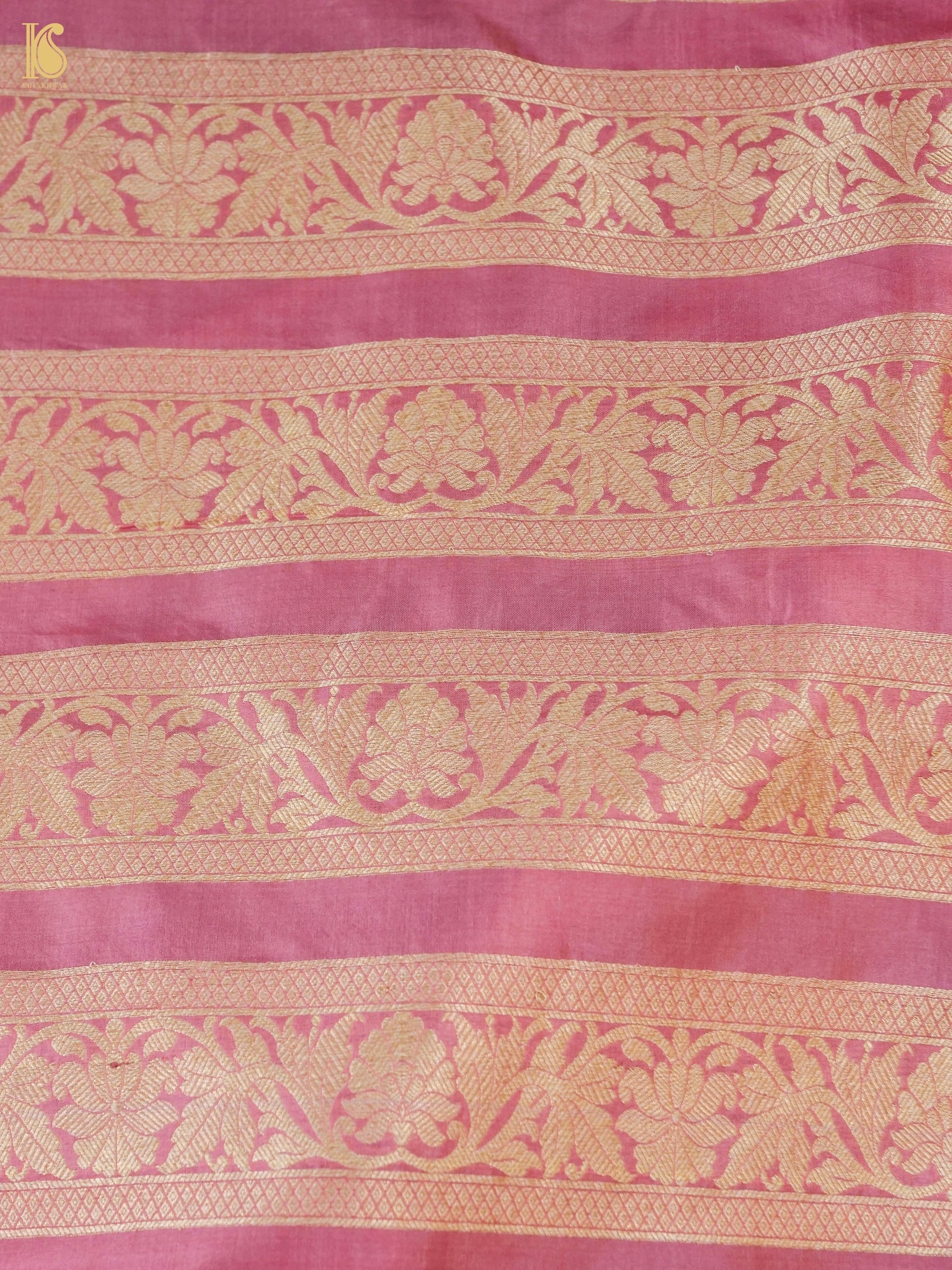 Handloom Banarasi Katan Silk Kalidar Pankhuri Lehenga